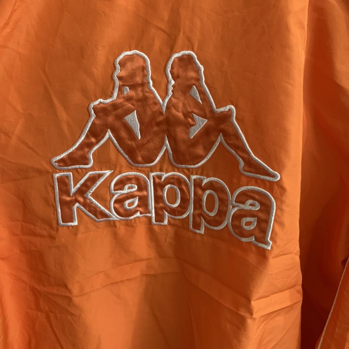 Kappa × Vintage Vintage Kappa Big Logo Large Orange Windbreaker large Size US L / EU 52-54 / 3 - 7 Thumbnail