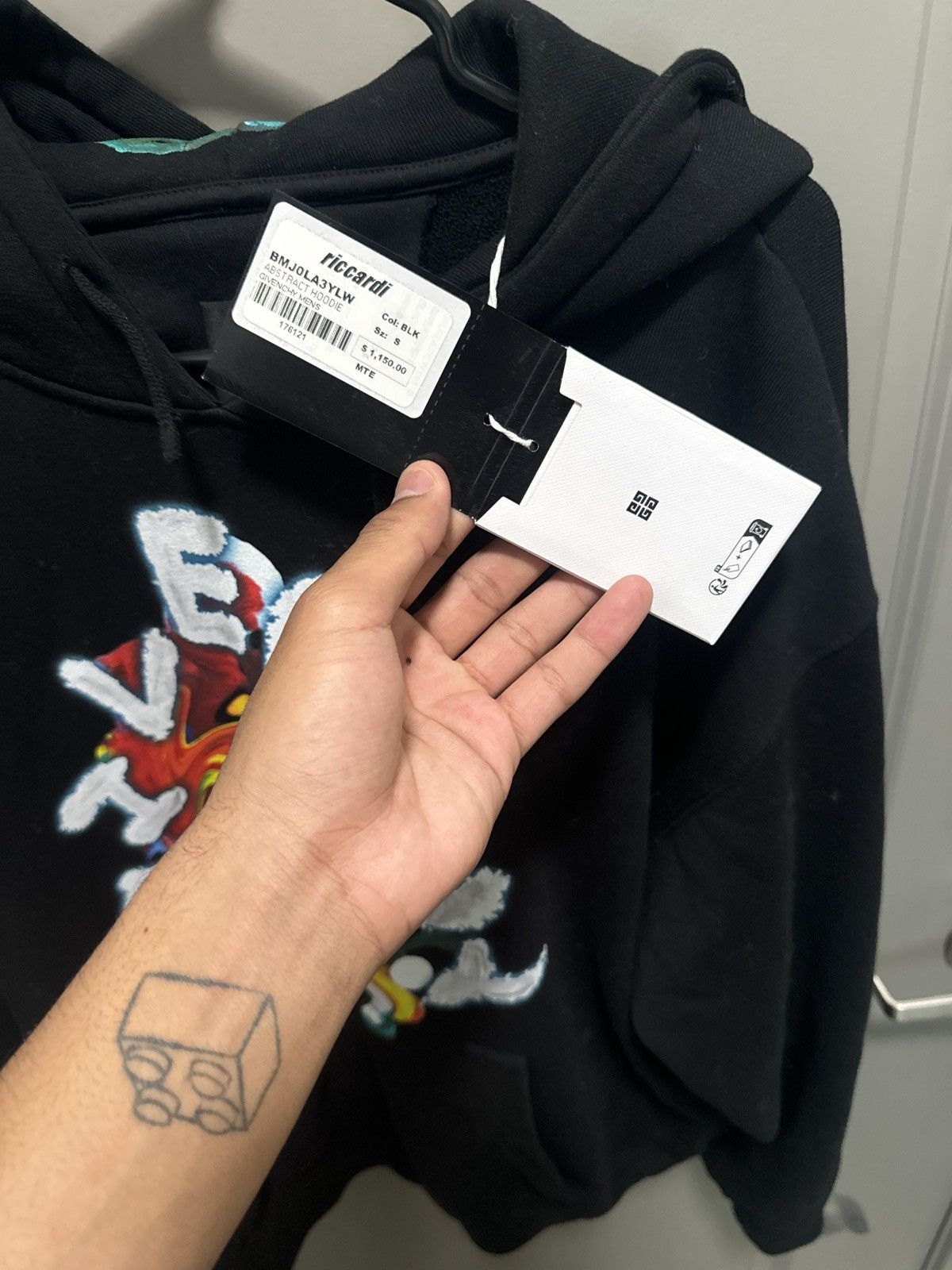 Givenchy Givenchy Abstract Hoodie Size US S / EU 44-46 / 1 - 7 Thumbnail