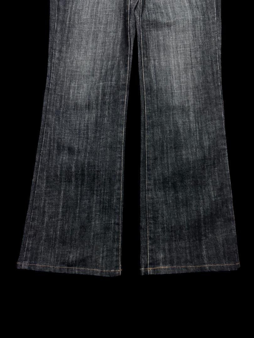 Uniqlo BOOTCUT Vintage 90s Style Uniqlo Mudwash Sick Bell Bottom Size US 27 - 7 Thumbnail