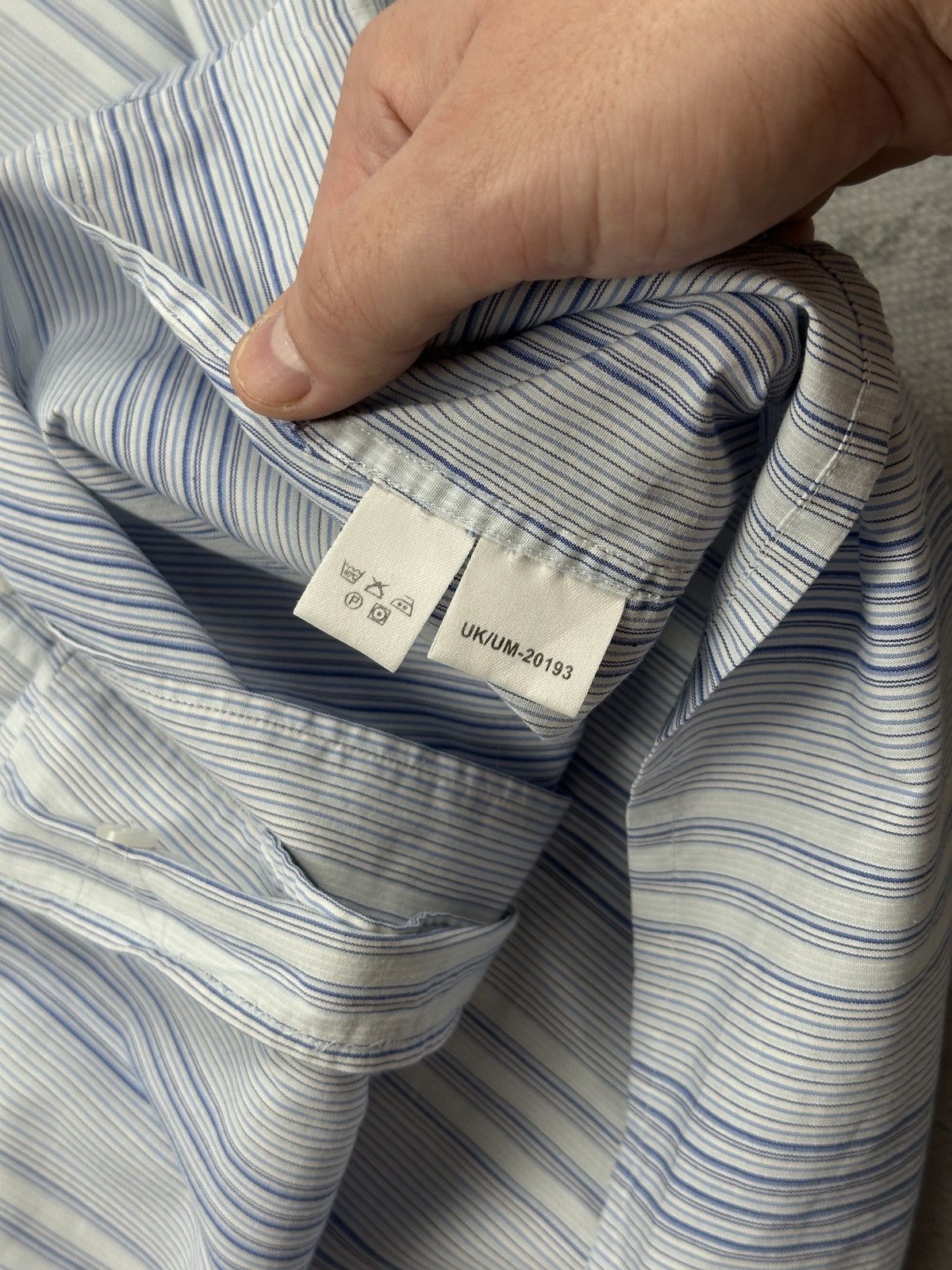 Yves Saint Laurent Lux YSL Shirt Cotton Yves Saint Laurent Summer Shirtsleeve Size US L / EU 52-54 / 3 - 6 Thumbnail