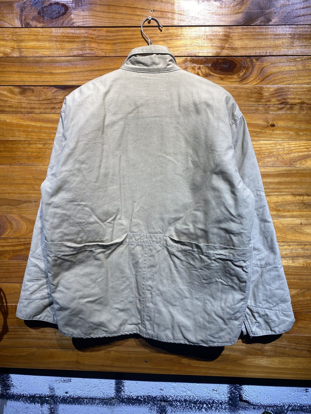 Vintage Vintage Par Avion Rugged Wear Beige Utility Jacket Workwear Size US M / EU 48-50 / 2 - 7 Thumbnail