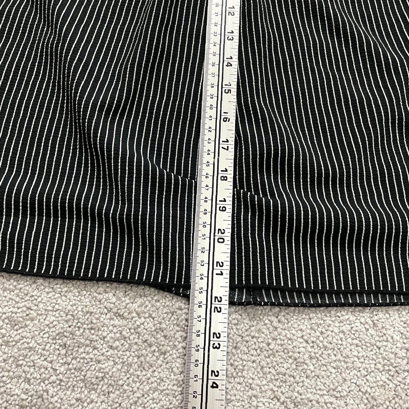 Bell Minette Blouse Shirt Womens XL Black White Striped Bell Sleeve Off Shoulder Casual Top Size XL / US 12-14 / IT 48-50 - 6 Thumbnail