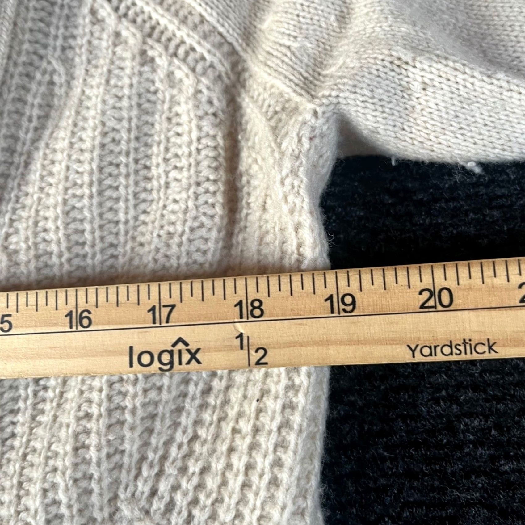 Gap Gap Cardigan Wool Blend Double Breasted Shawl Collar Sweater - Cream - Womens S, Ivory, Cable-Knit, Button, Long Sleeve Size S / US 4 / IT 40 - 6 Thumbnail