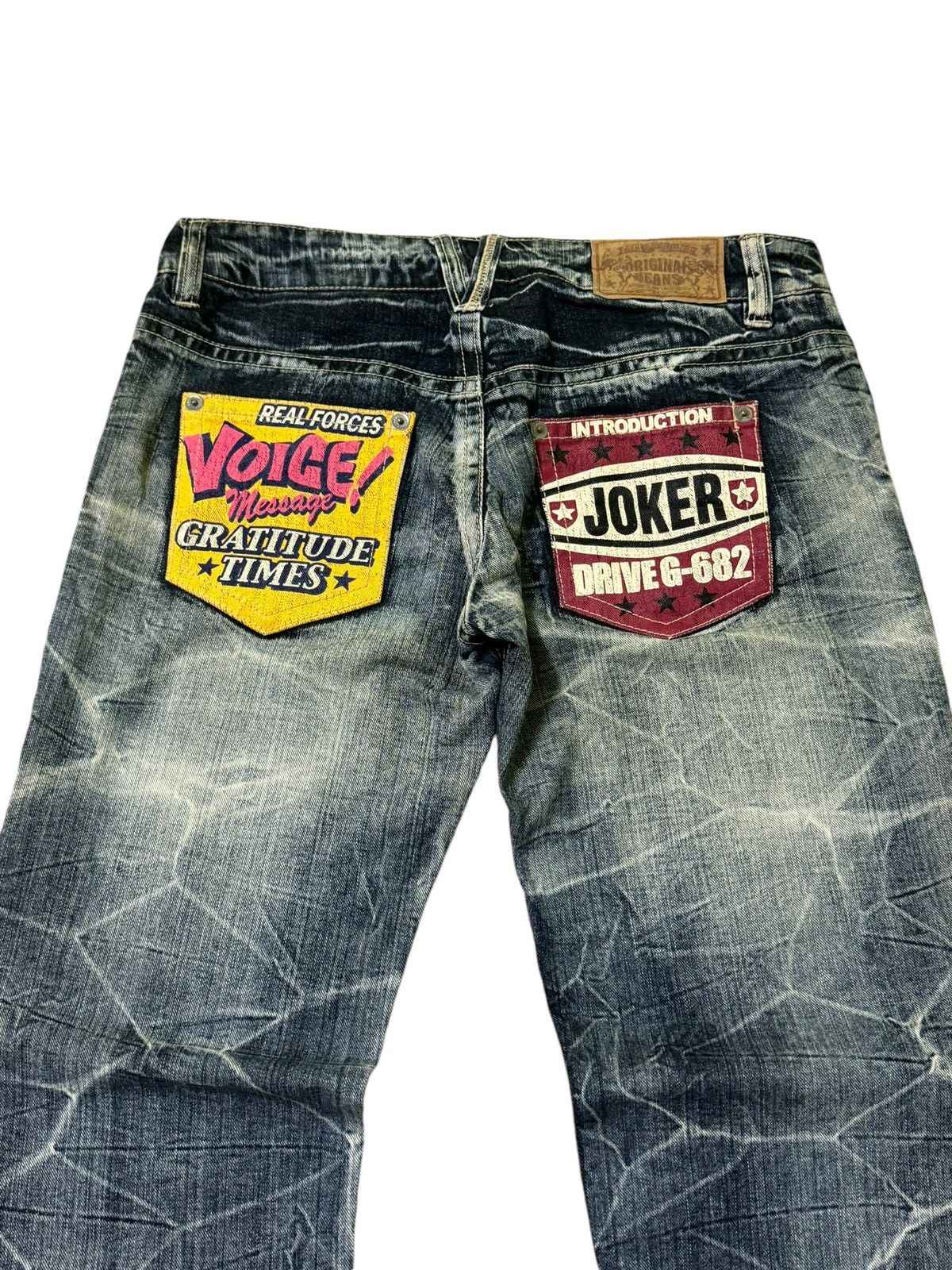 Japanese Brand Patches Printed Orignal Jeans Hysteric Glamour Style Denim Size US 32 / EU 48 - 10 Thumbnail