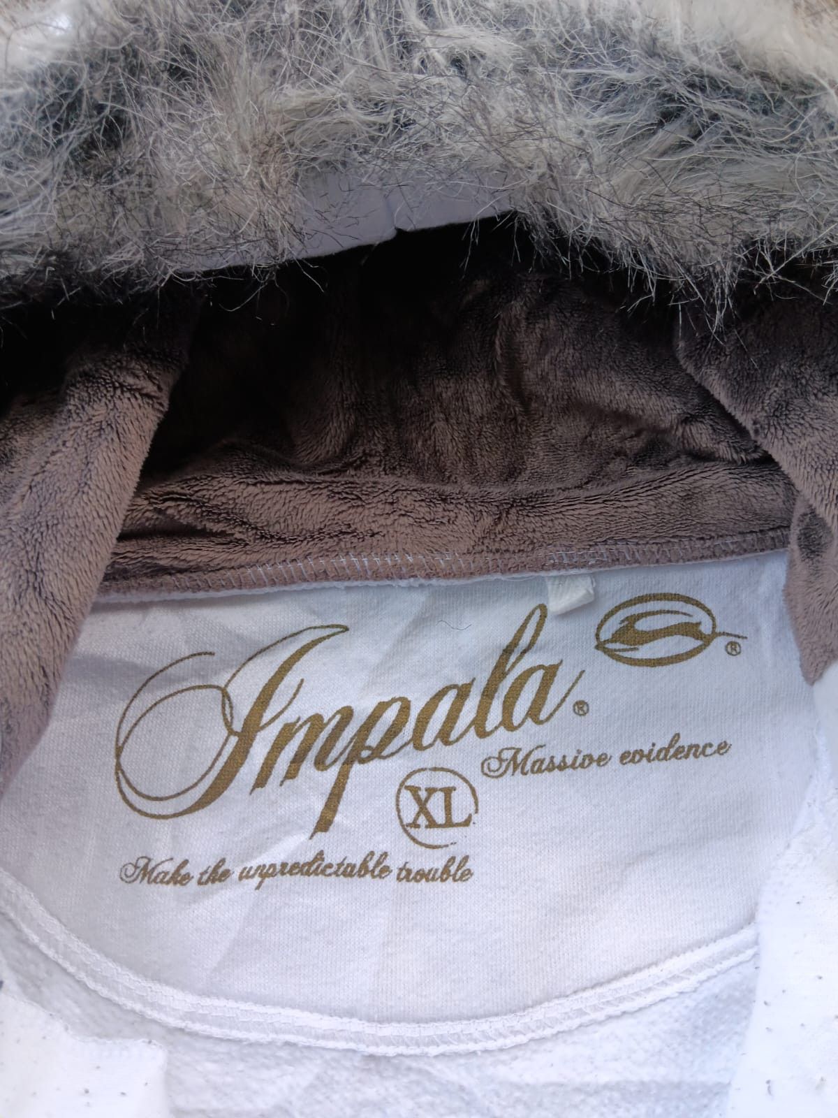 Japanese Brand Japanese Impala fur hoodie poem ifsixwasnine style Size US XL / EU 56 / 4 - 5 Thumbnail