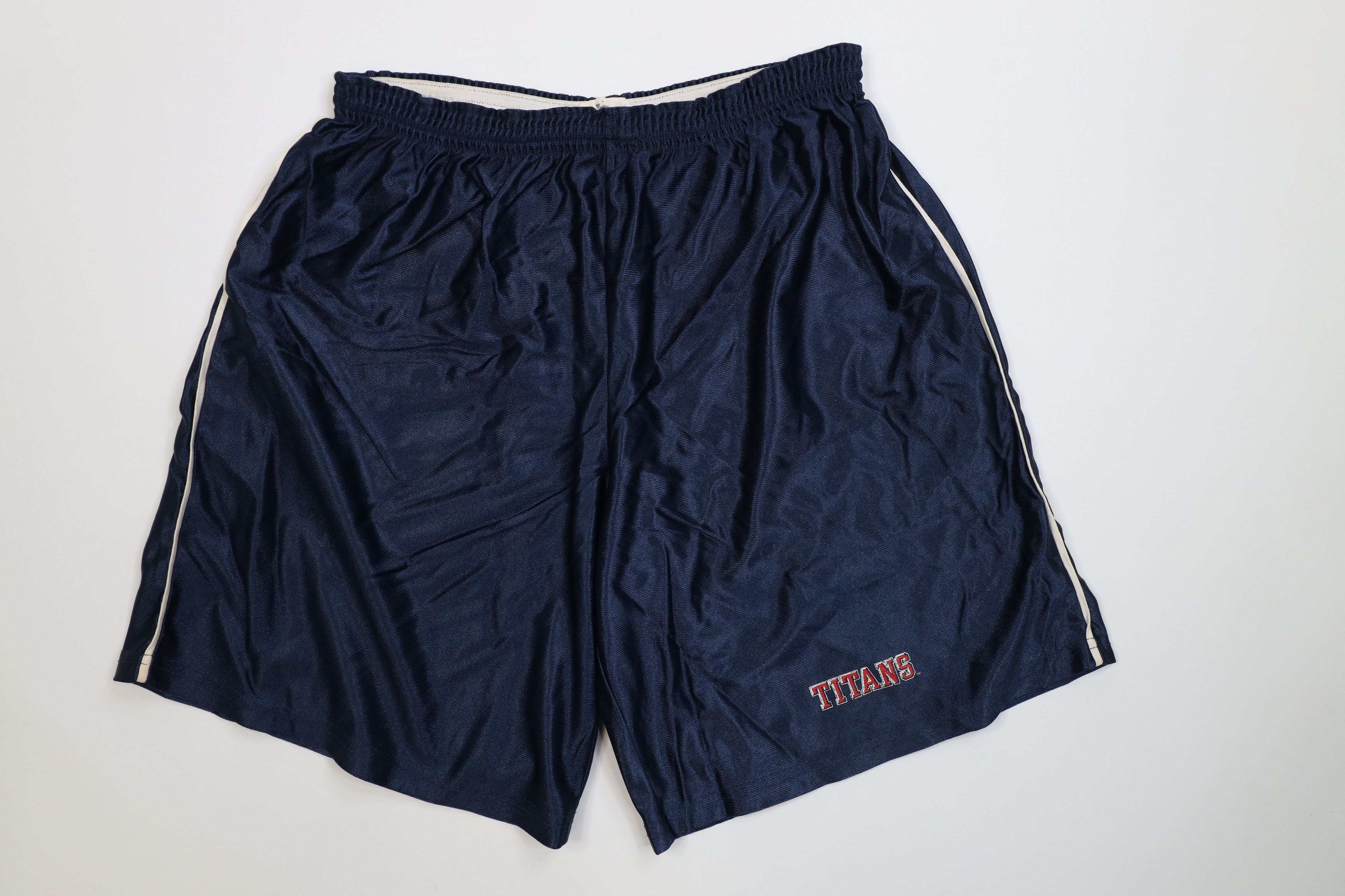 Vintage Vintage 90s University of Detroit Mercy Titans Silky Shorts Size US 32 / EU 48 - 1 Thumbnail