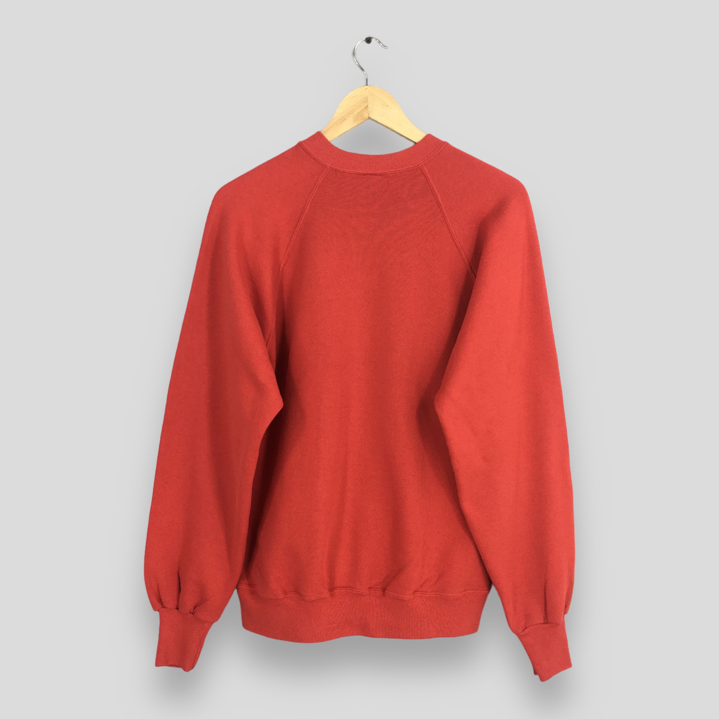 Jerzees Vintage 90s Jerzees Usa Plain Red Sweatshirt Large Size US L / EU 52-54 / 3 - 7 Thumbnail