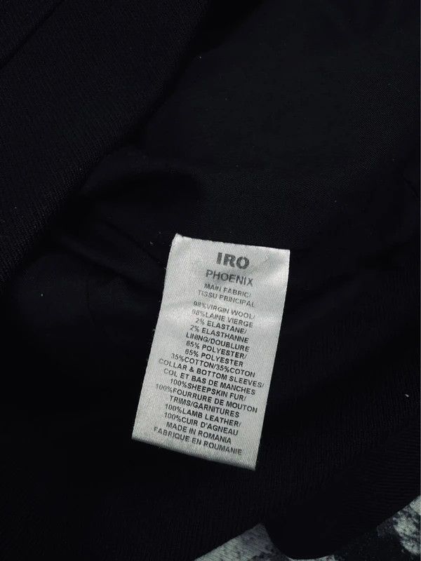 Iro Iro wool coat black 36 winter Size XS / US 0-2 / IT 36-38 - 5 Thumbnail