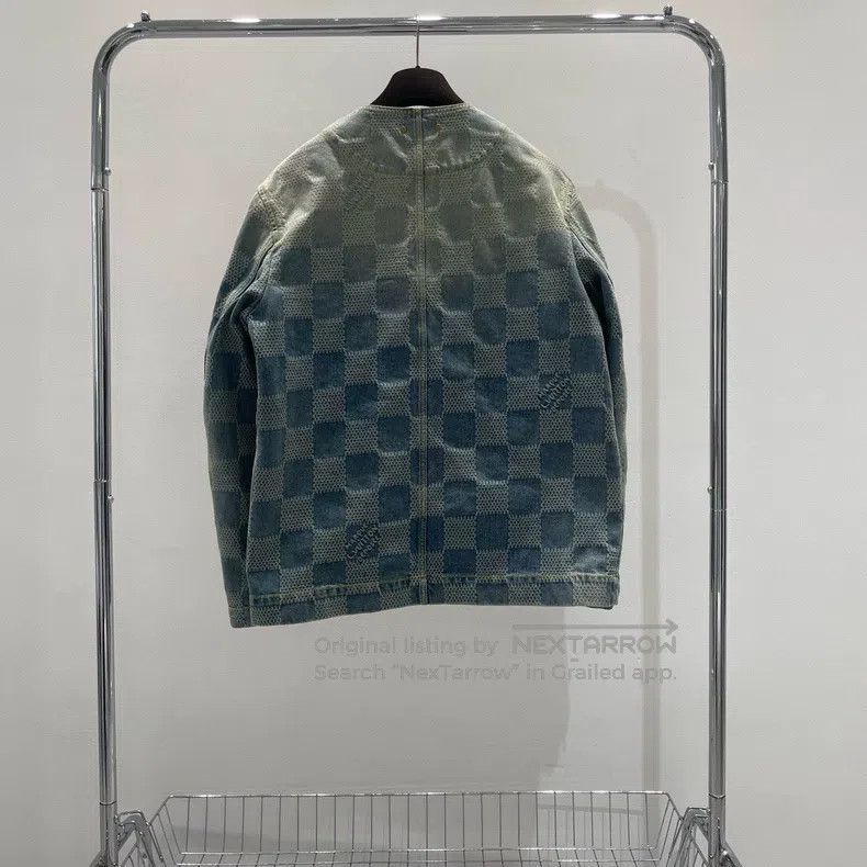 Louis Vuitton Louis Vuitton 25 New Co-branded Fei-Dong Collarless Denim Size US M / EU 48-50 / 2 - 2 Thumbnail