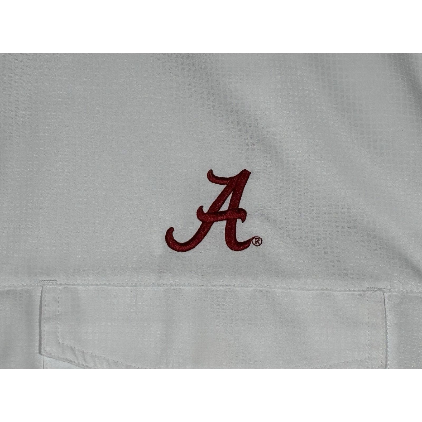 Antigua Antigua Alabama Crimson Tide White XL Button Up Shirt NWT Size US XL / EU 56 / 4 - 13 Thumbnail