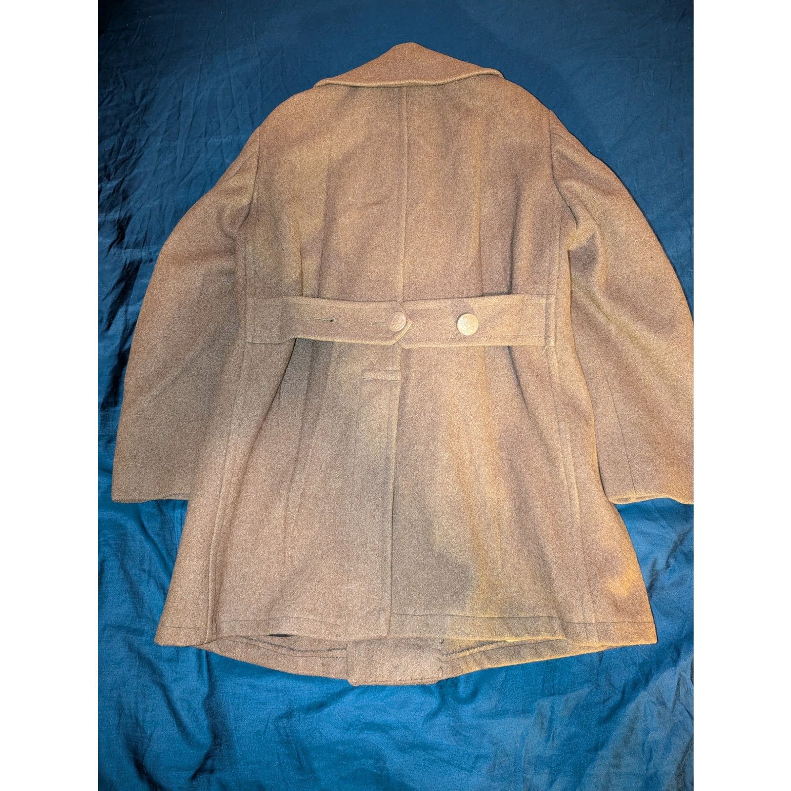 Alpha Industries Vintage Military WW2 WWII Heavy Wool Peacoat Small 34R USA Size US S / EU 44-46 / 1 - 4 Thumbnail