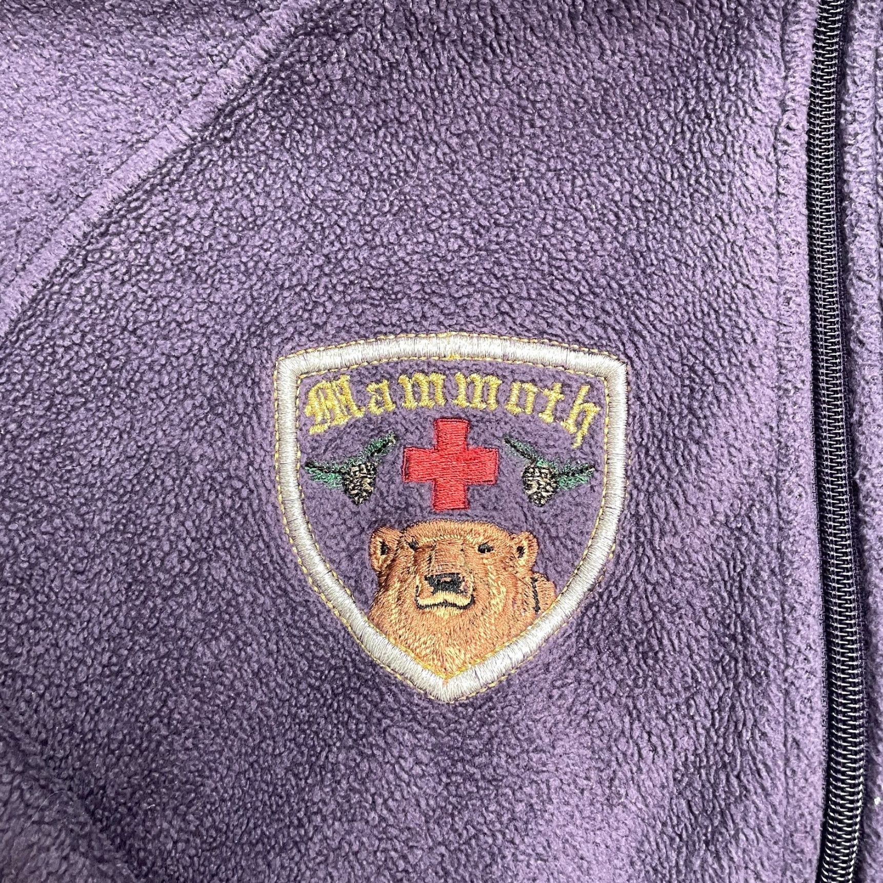 Vintage Columbia Jacket Womens Small Purple Benton Springs Fleece Zip Pockets Logo Mid-Length Regular Fit Outdoor Outdoor Hiking Casual Travel Artillery Size S / US 4 / IT 40 - 4 Thumbnail
