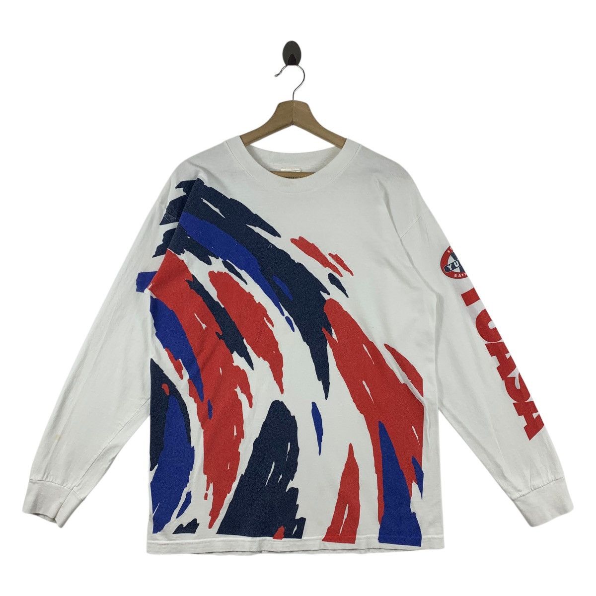 Japanese Brand Vintage YUASA streetwear long sleeve tee Size US L / EU 52-54 / 3 - 1 Thumbnail