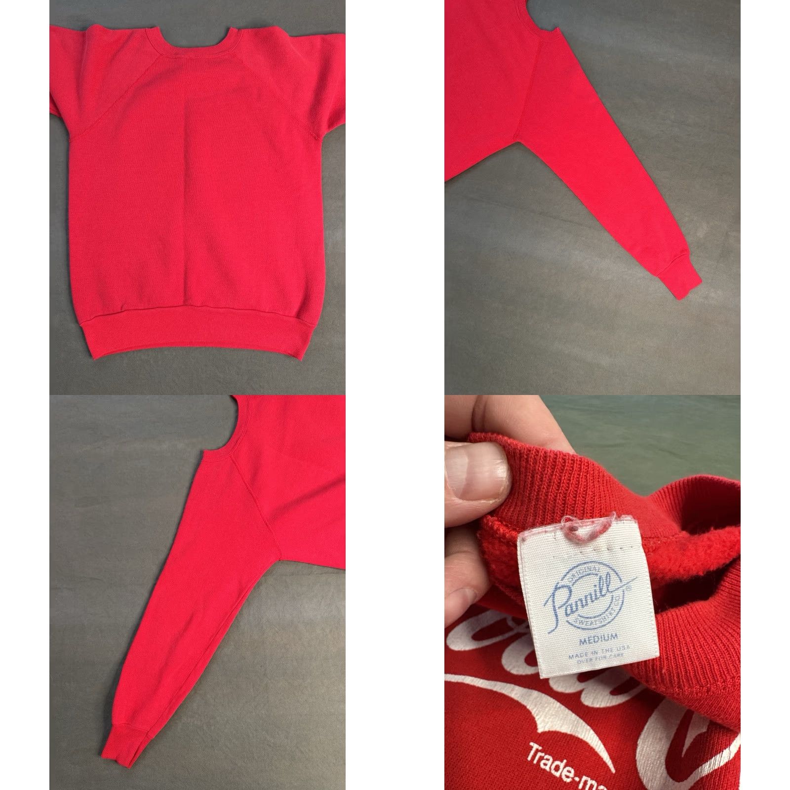 Vintage VINTAGE Coca Cola Crewneck Sweatshirt Red USA Made Mens Medium Panhill 80s 90s Classic Raglan Front Print Knit Pullover Sweatshirt Mens Size US M / EU 48-50 / 2 - 8 Thumbnail