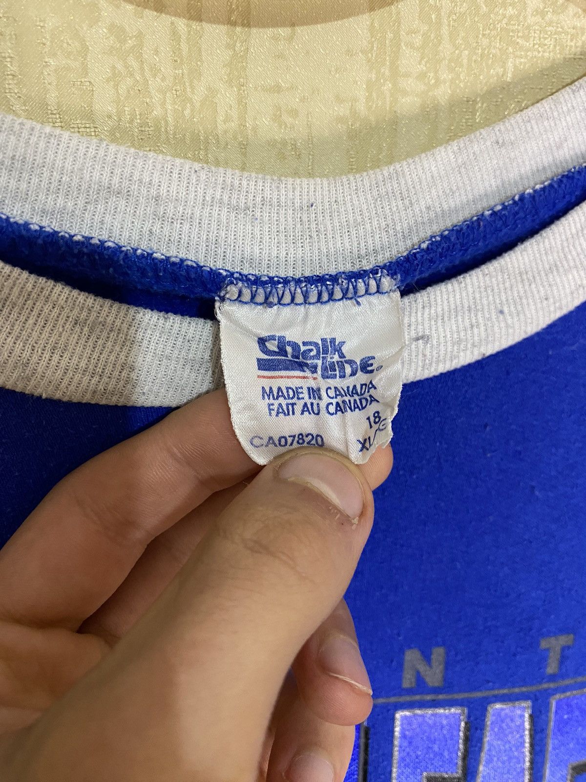 NHL × Vintage NHL Toronto Maple Leafs Sweatshirt Vintage Faded Jumper 90s Size XL / US 12-14 / IT 48-50 - 8 Thumbnail