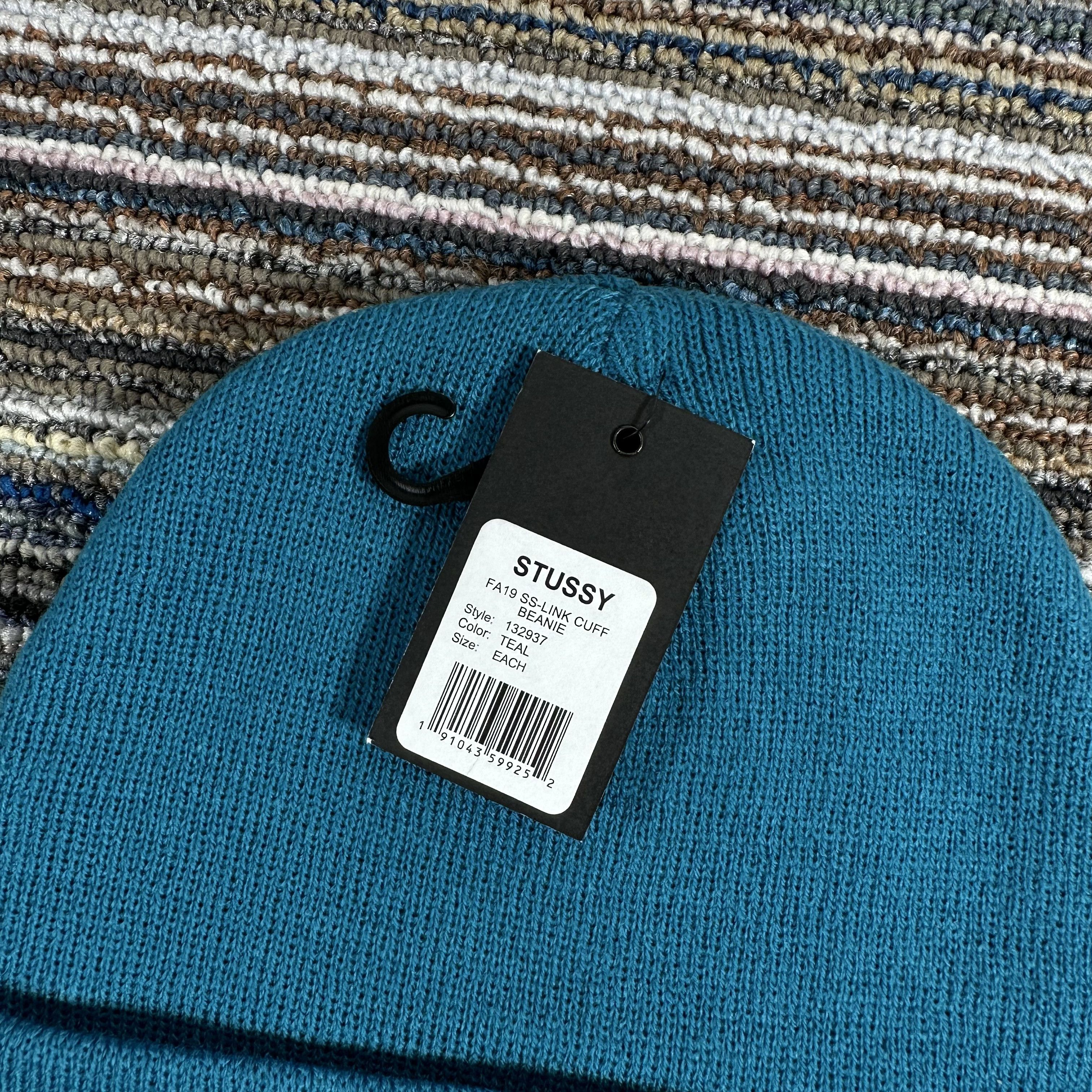 Stussy STUSSY BEANIE HAT TEAL Size ONE SIZE - 3 Thumbnail