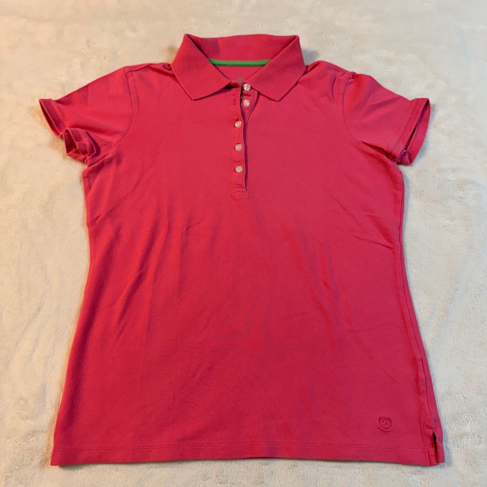 Izod Vintage Pink Womens Izod Polo Size S / US 4 / IT 40 - 1 Thumbnail
