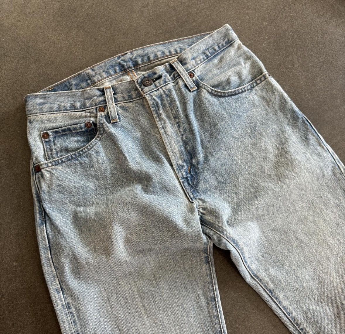 Levi's Mens 1967 505 slow drag levis jeans Size US 30 / EU 46 - 2 Thumbnail
