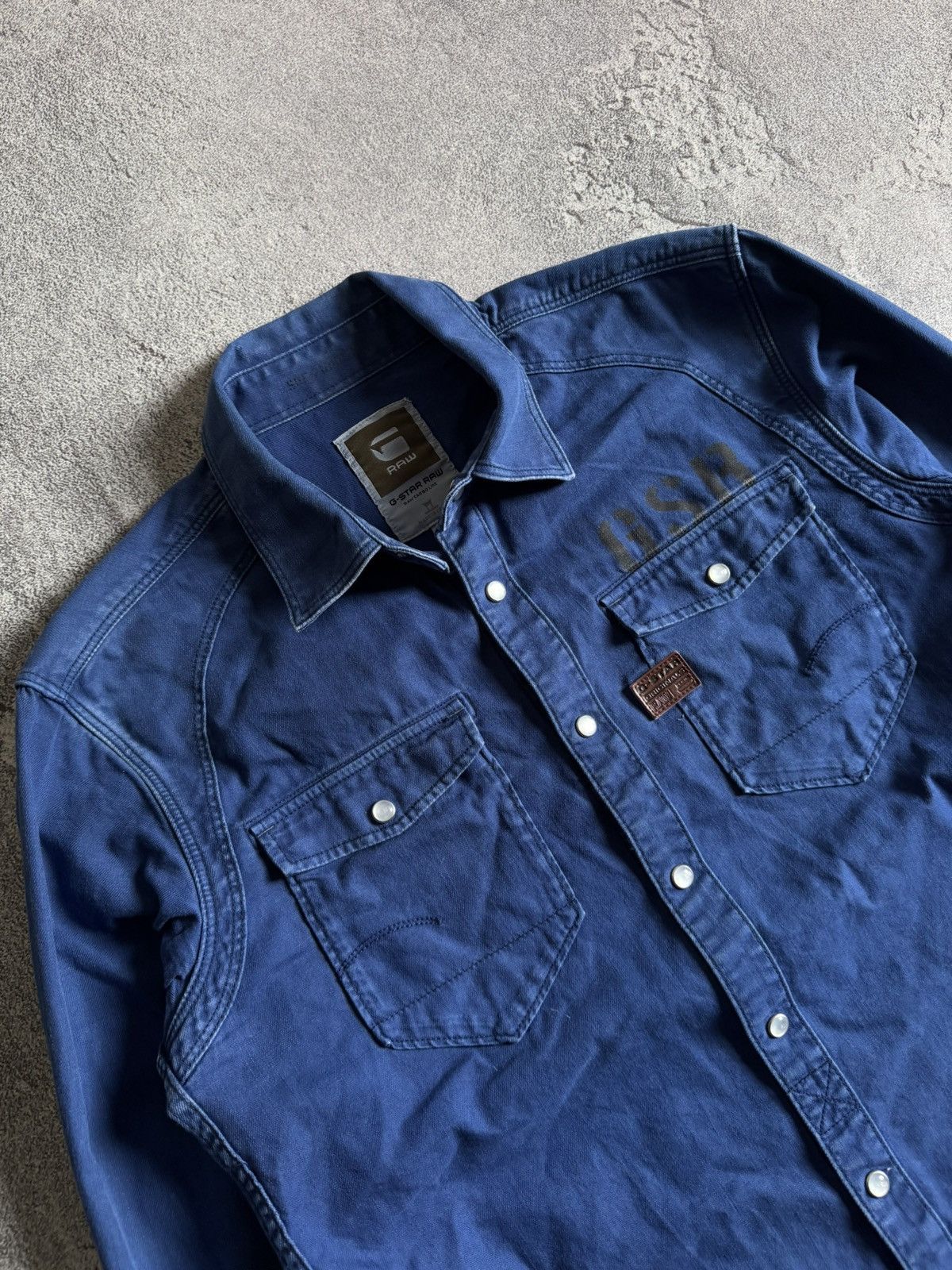 G-Star G star raw M AERO Arizona shirt button up denim overshirt Size US M / EU 48-50 / 2 - 2 Thumbnail