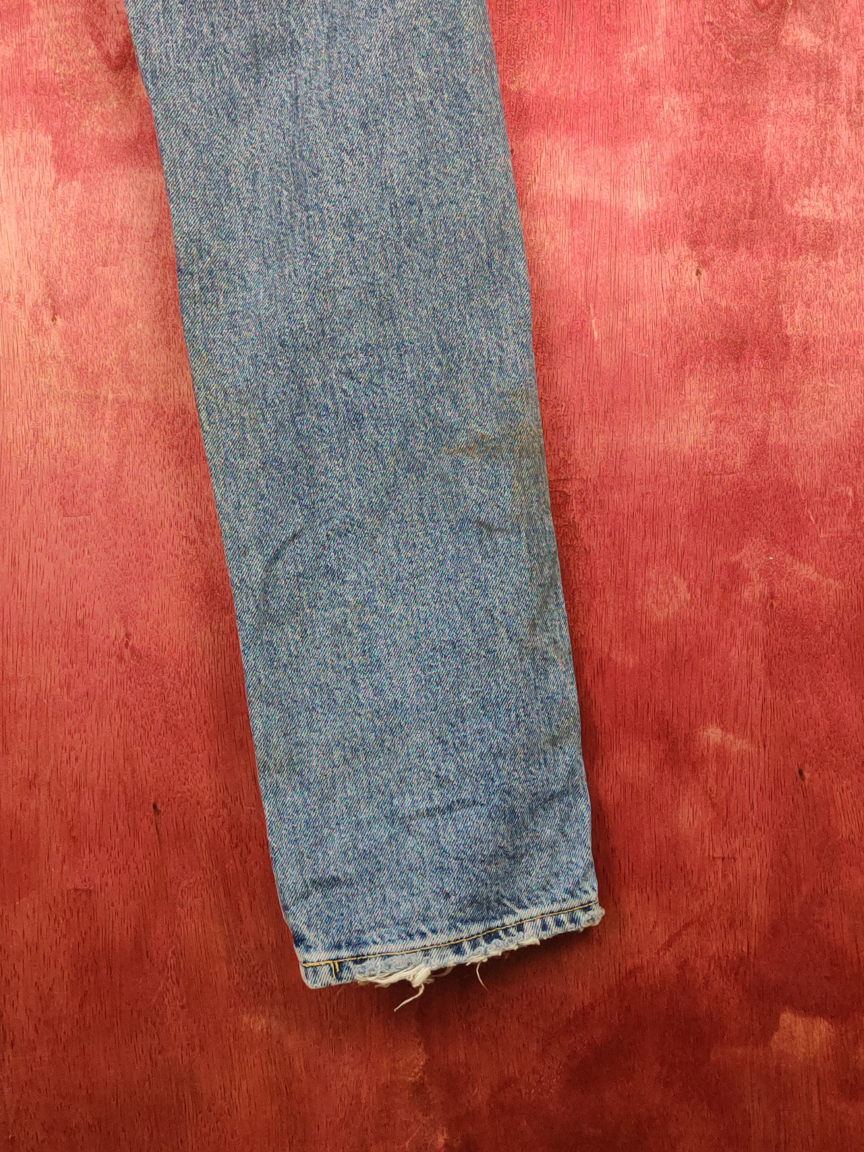 Bershka Beshka Blue Distressed Ripped Jeans #S2356 Size US 32 / EU 48 - 11 Thumbnail