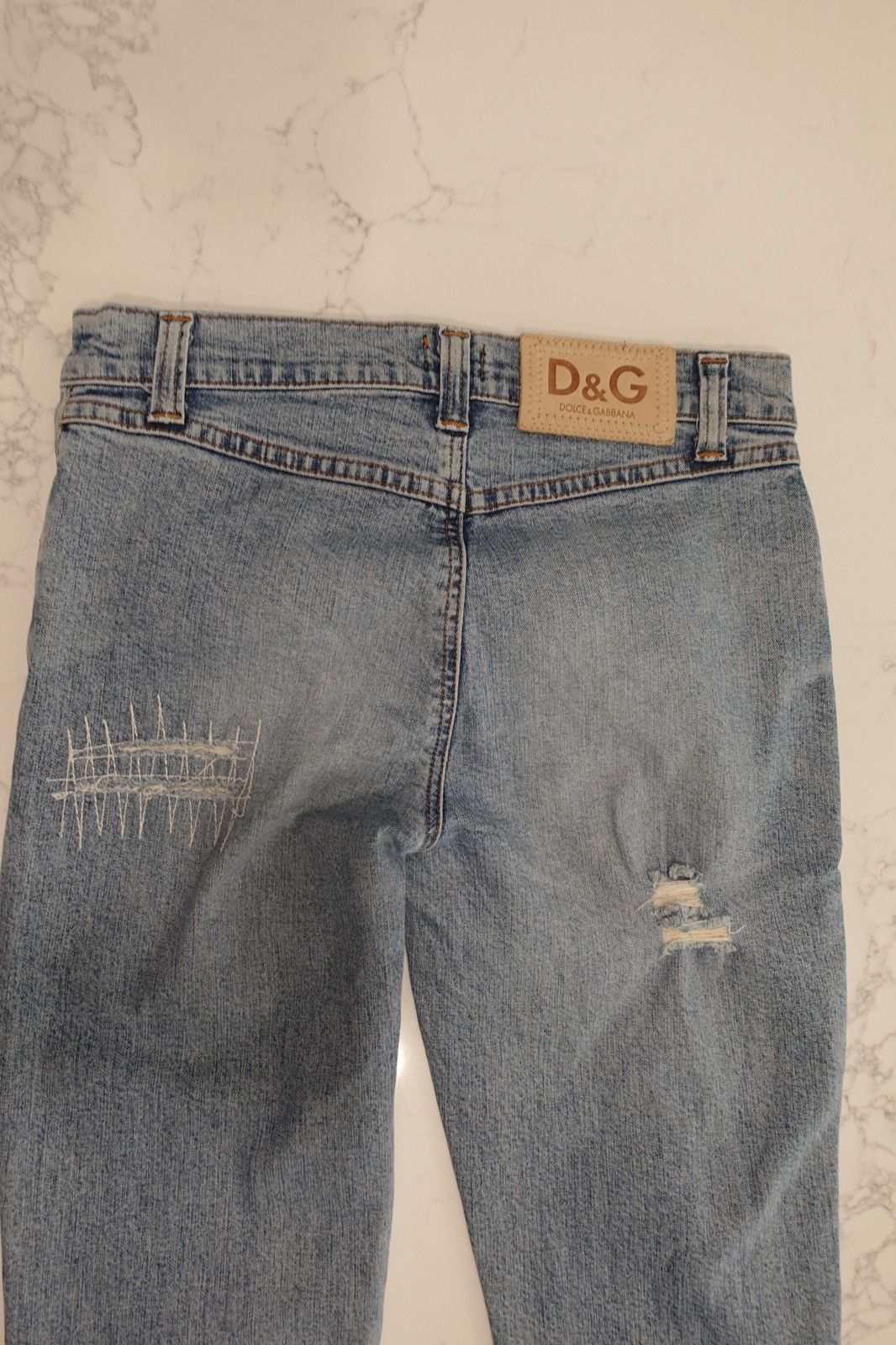 Dolce & Gabbana Dolce & Gabbana Vintage Distressed Bootcut Jeans Size 26" / US 2 / IT 38 - 2 Thumbnail