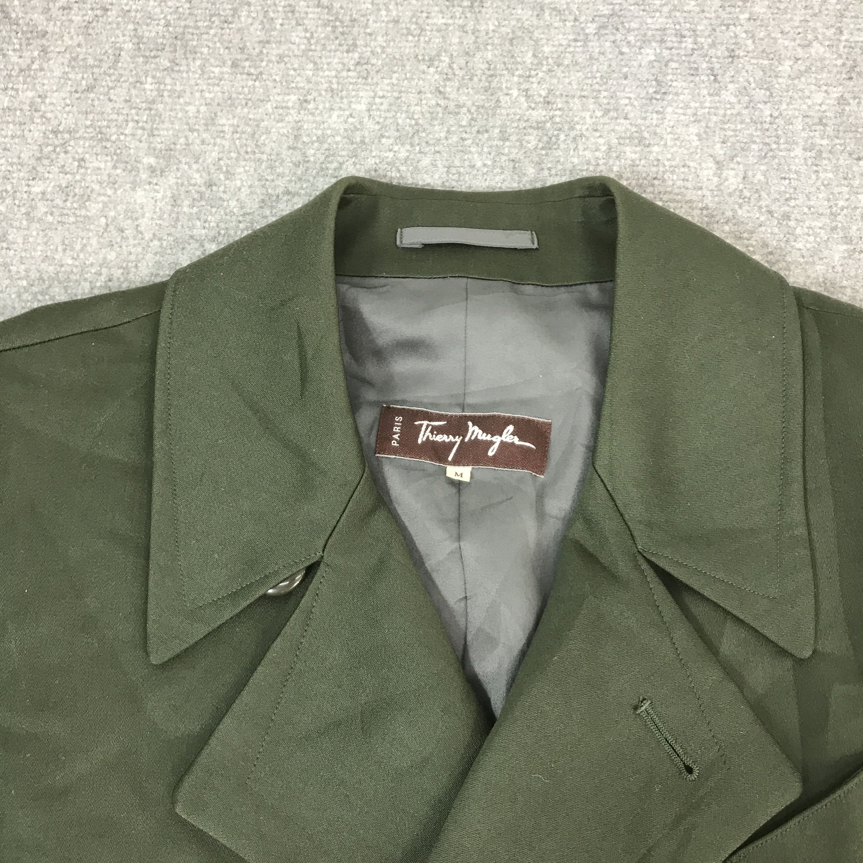 Thierry Mugler THIERRY MUGLER LONG COAT JACKET K65B7 Size US M / EU 48-50 / 2 - 9 Thumbnail