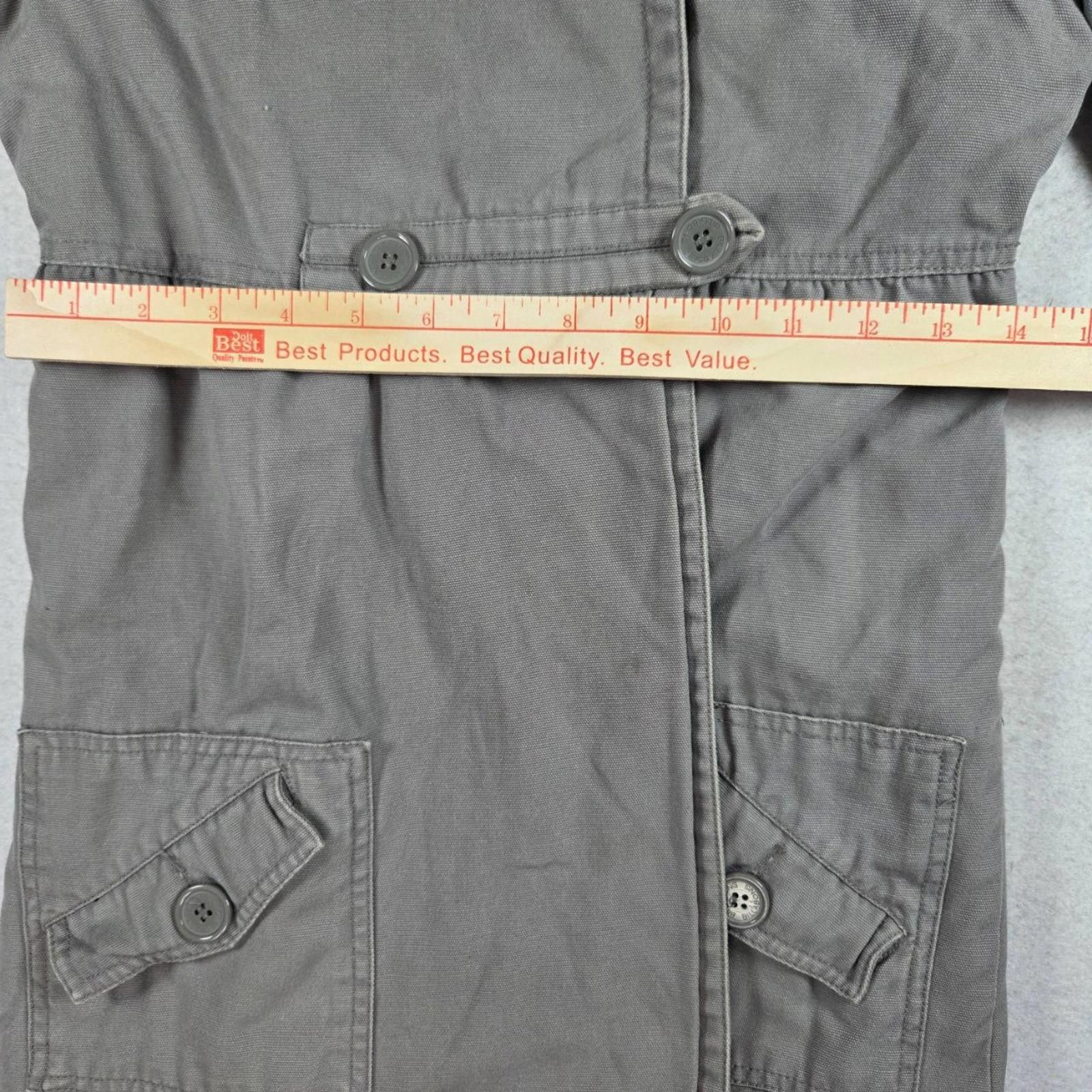 Billabong Billabong Trench Coat Small Gray Vintage Double Breasted Size S / US 4 / IT 40 - 6 Thumbnail