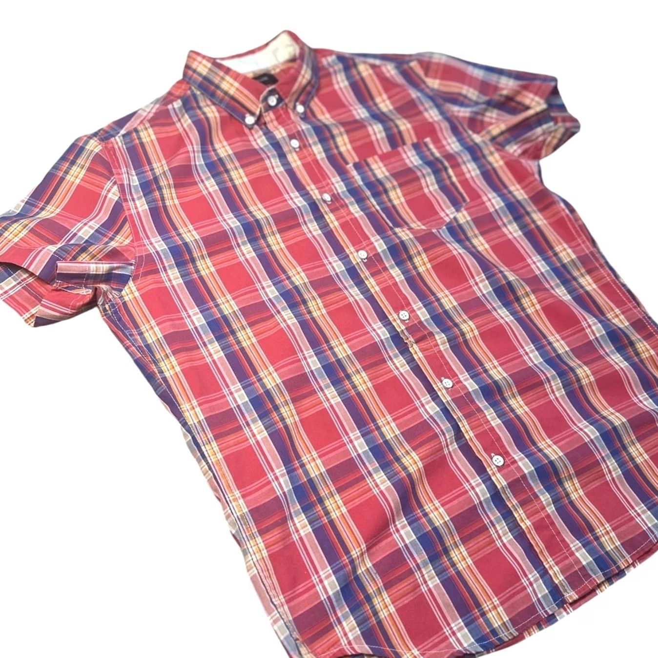 Vintage Adam Levine Mens Medium Button-Down Shirt Red Size US M / EU 48-50 / 2 - 2 Thumbnail