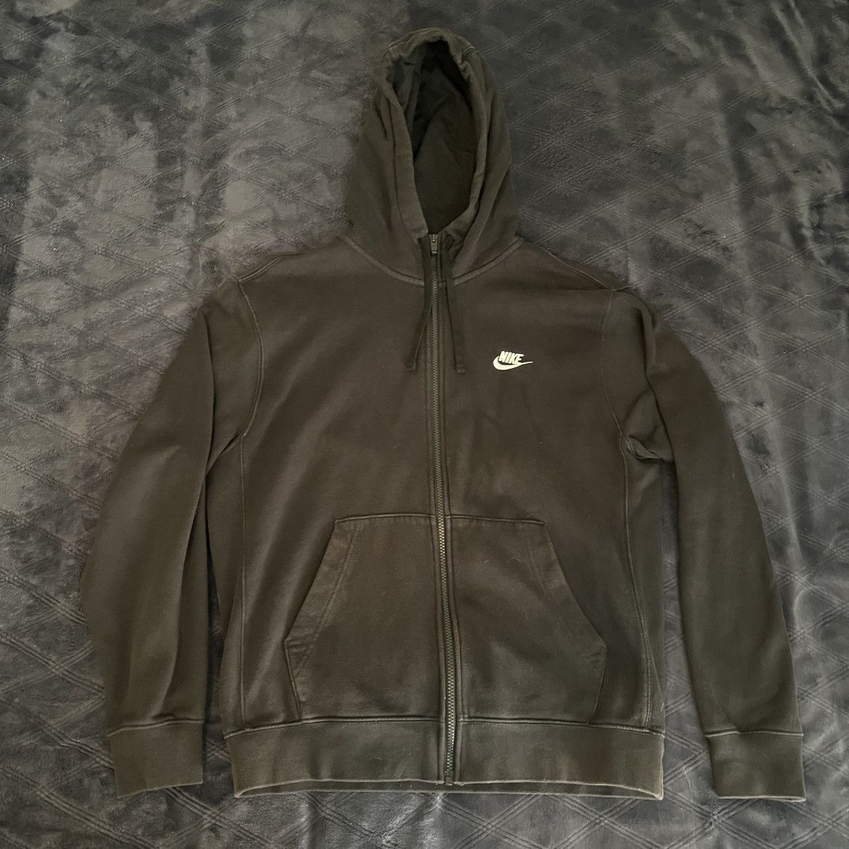 Nike Nike Black Zip-Up Hoodie Size M Size US M / EU 48-50 / 2 - 1 Thumbnail