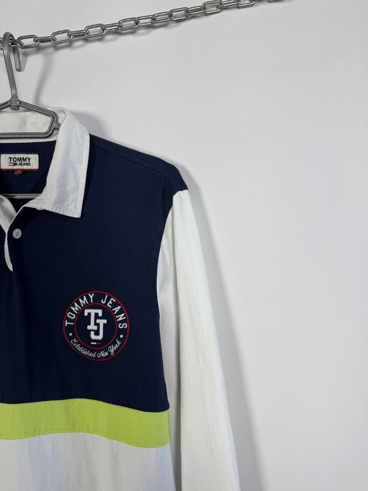 Tommy Hilfiger Tommy Jeans Polo Long Sleeve Rugby Shirt Hilfiger Vtg Size S Size US S / EU 44-46 / 1 - 2 Thumbnail