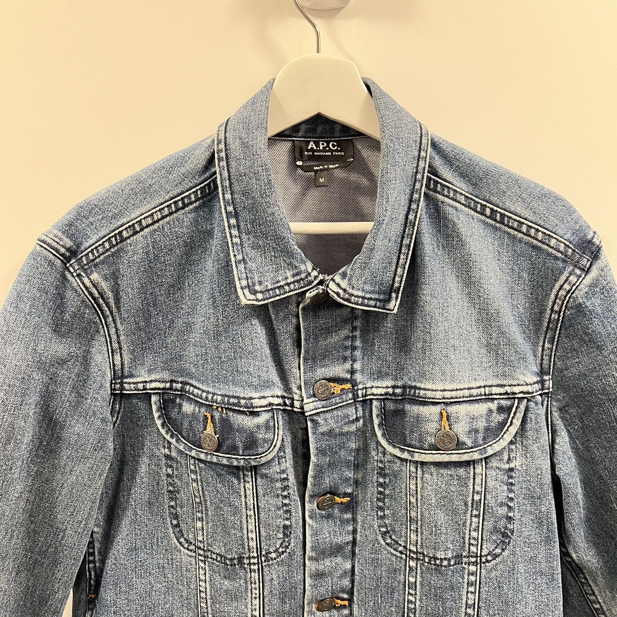 A.P.C. Like New APC mens denim jacket M Size US M / EU 48-50 / 2 - 3 Thumbnail