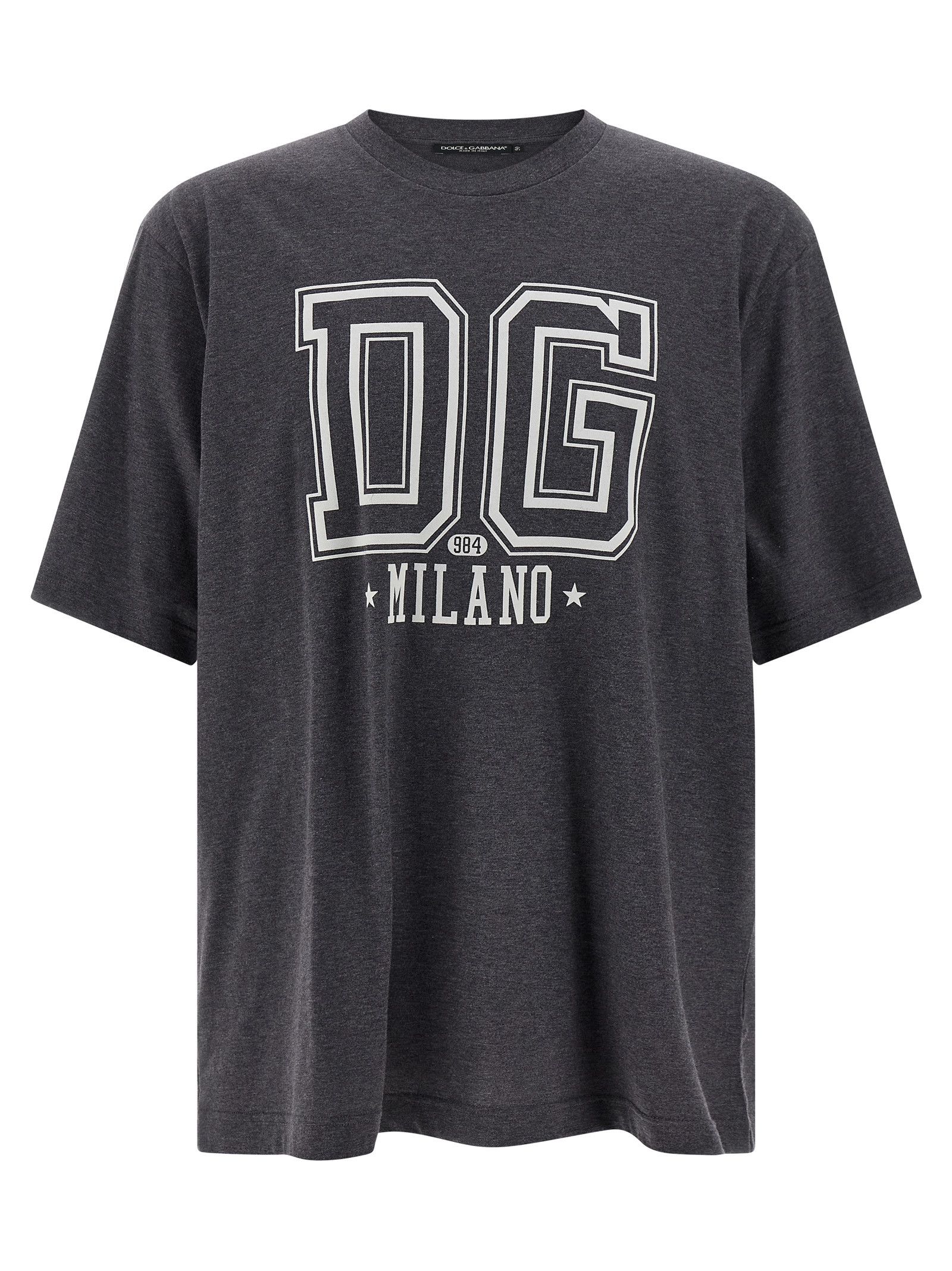 Flocked print T-shirt