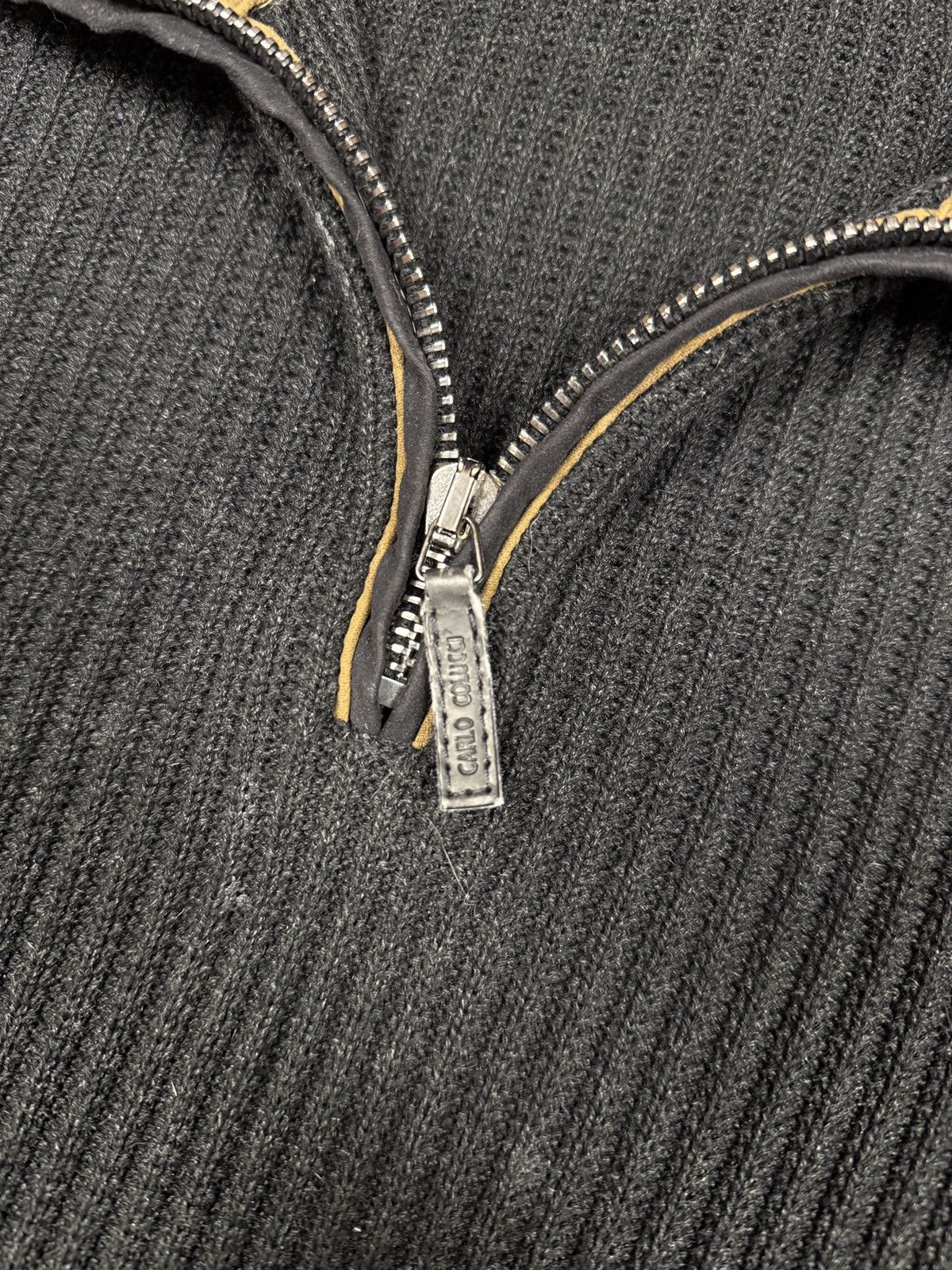 Carlo Colucci × Vintage Vintage Carlo Colucci 1/3 Zip Faded Sweater Size US L / EU 52-54 / 3 - 6 Thumbnail