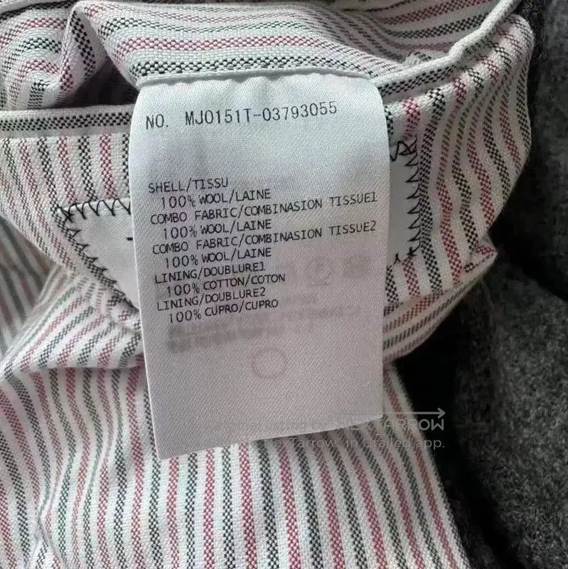 Thom Browne Thom Browne Grey Wool Women's Shirt . Size M / US 6-8 / IT 42-44 - 8 Thumbnail