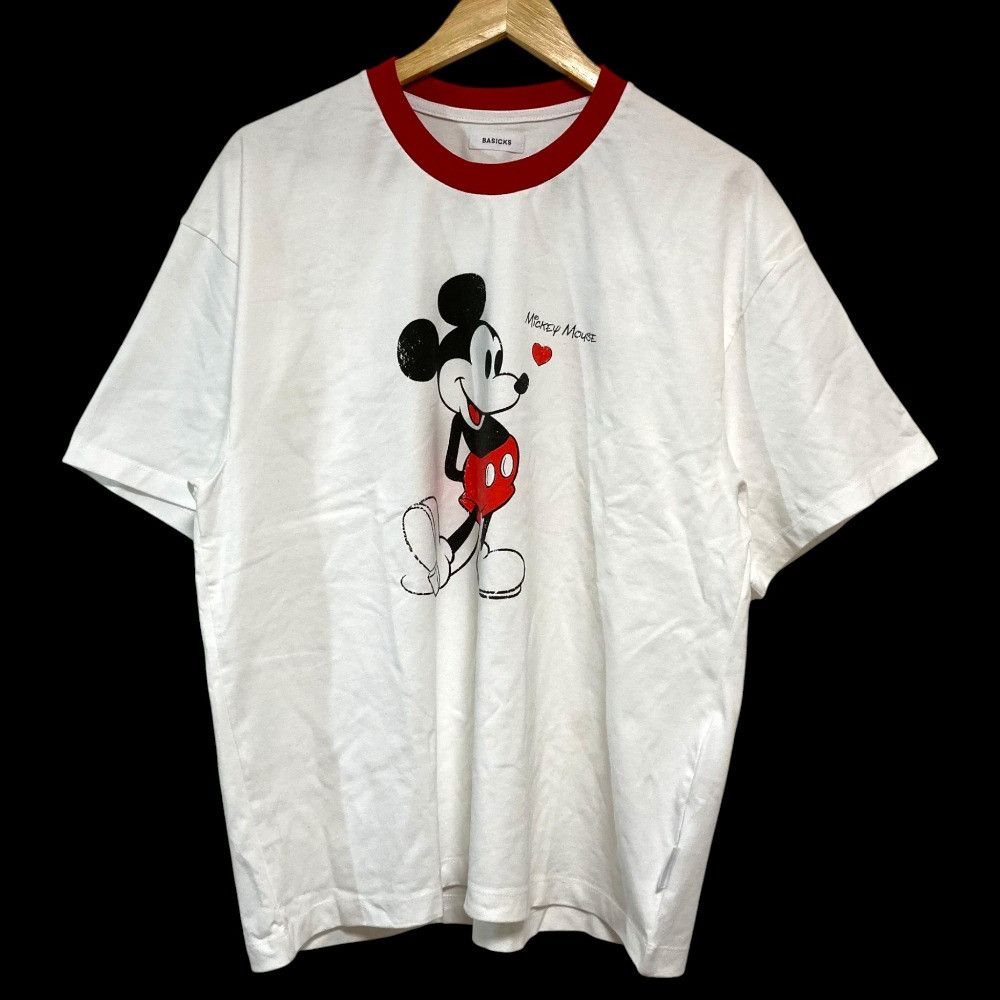 Other Other Basicks Disney Collaboration Mickey Trim T-shirt Textile T-Shirts DUTY FREE for USA Size ONE SIZE - 1 Thumbnail