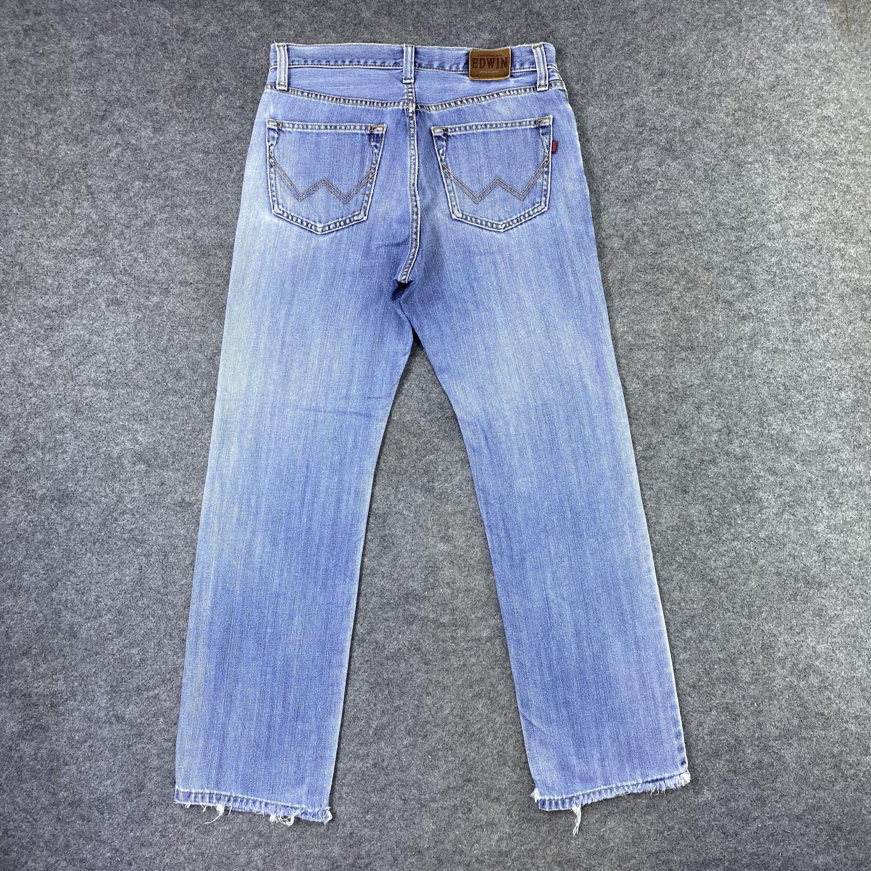 Edwin × Japanese Brand × Vintage Vintage Edwin 403 Blue Wash Denim-J1184 Size US 32 / EU 48 - 1 Thumbnail