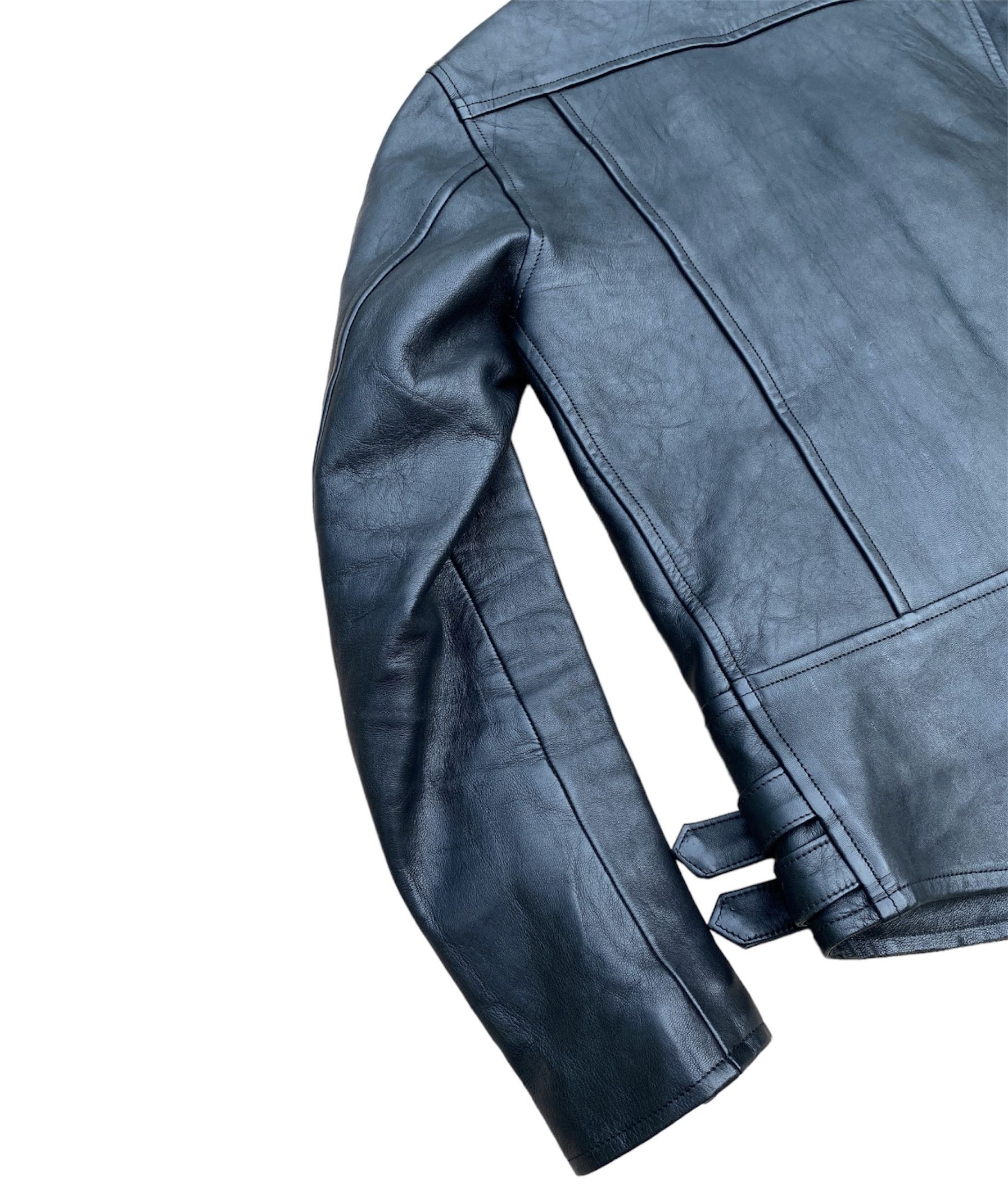 Blackmeans Blackmeans Punk Style Leather Biker Jacket Size US S / EU 44-46 / 1 - 8 Thumbnail