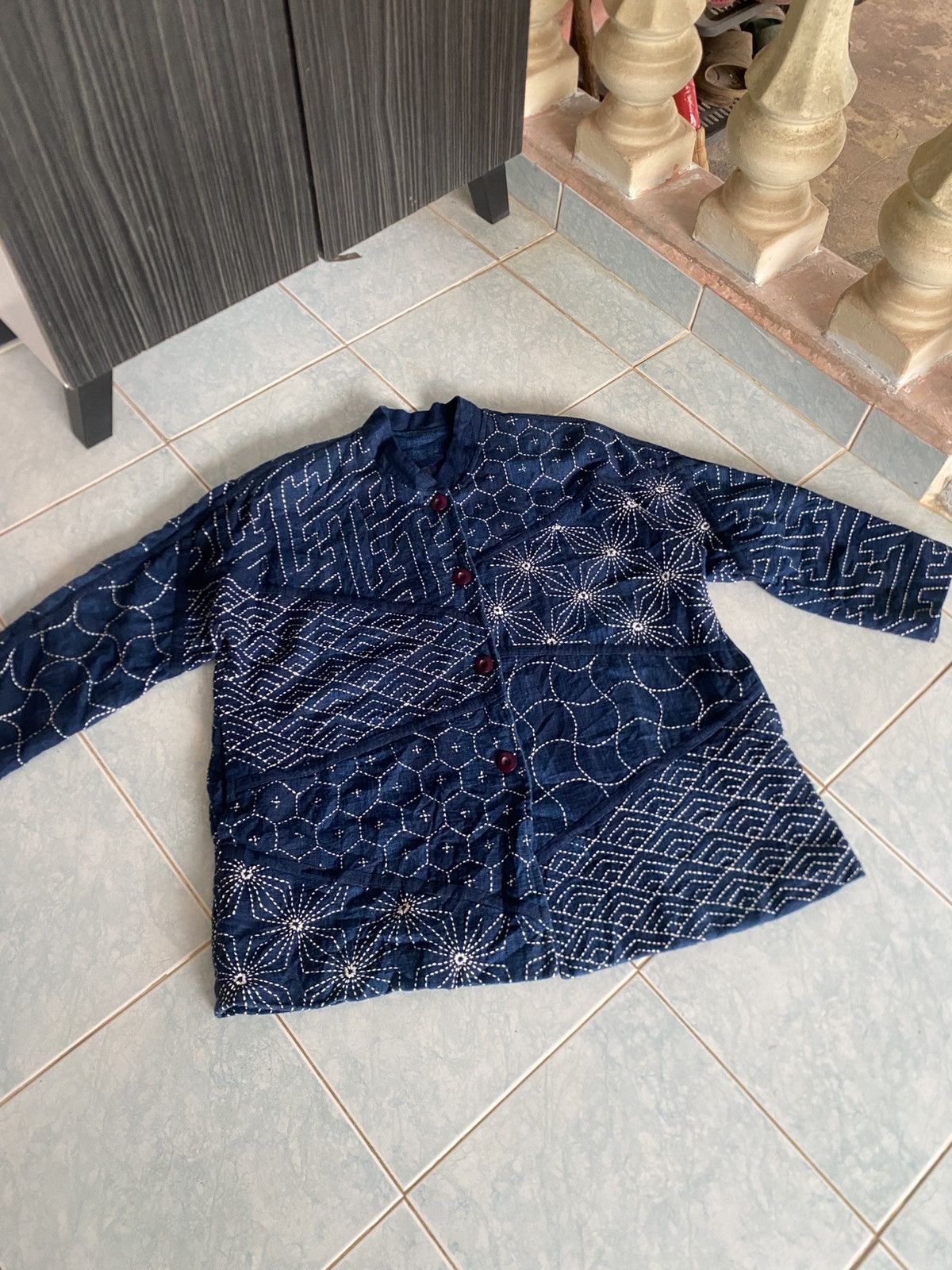 Japanese Brand Vintage Japanese sashiko jacket Size XL / US 12-14 / IT 48-50 - 1 Thumbnail