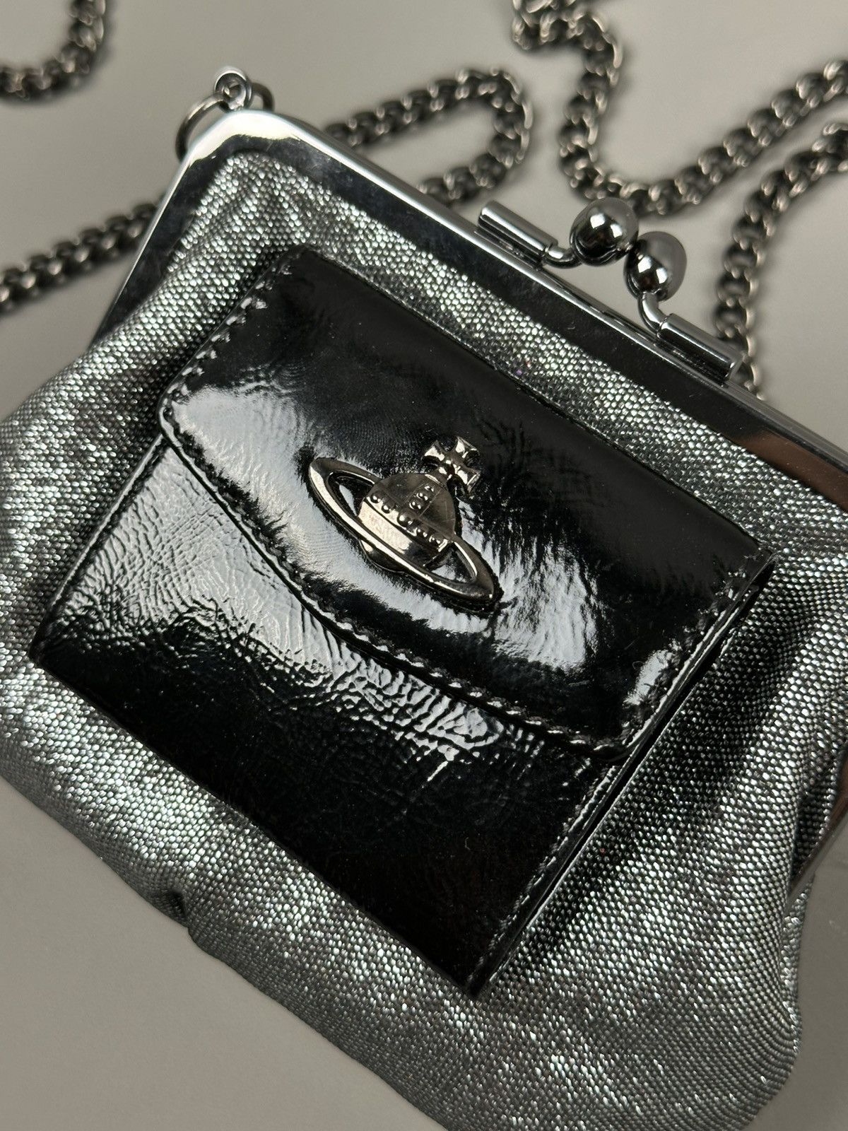 Vivienne Westwood Vivienne Westwood - Granny Frame Purse - Kiss Clasp Orb Logo Size ONE SIZE - 4 Thumbnail
