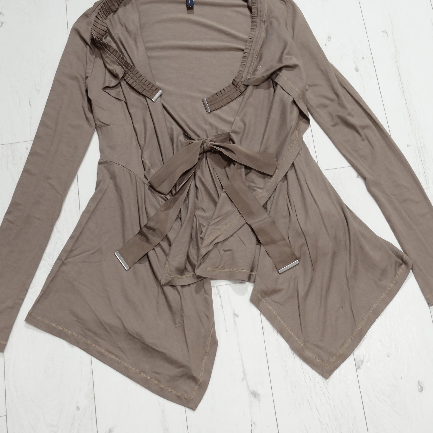 Japanese Brand HIGH USE Open Front Cardigan Sweater S Small Y2K Avant Garde Size S / US 4 / IT 40 - 3 Thumbnail