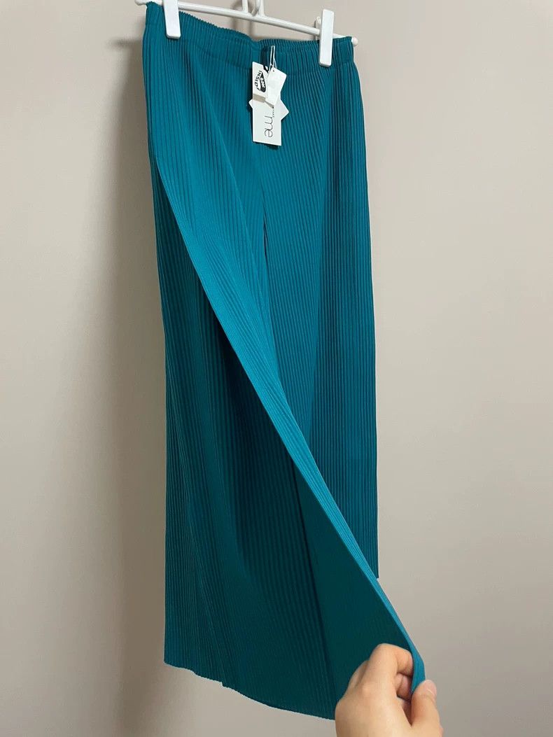 Issey Miyake Issey Miyake ME Series Wide-Leg Pants - dmc Size US 32 / EU 48 - 1 Thumbnail