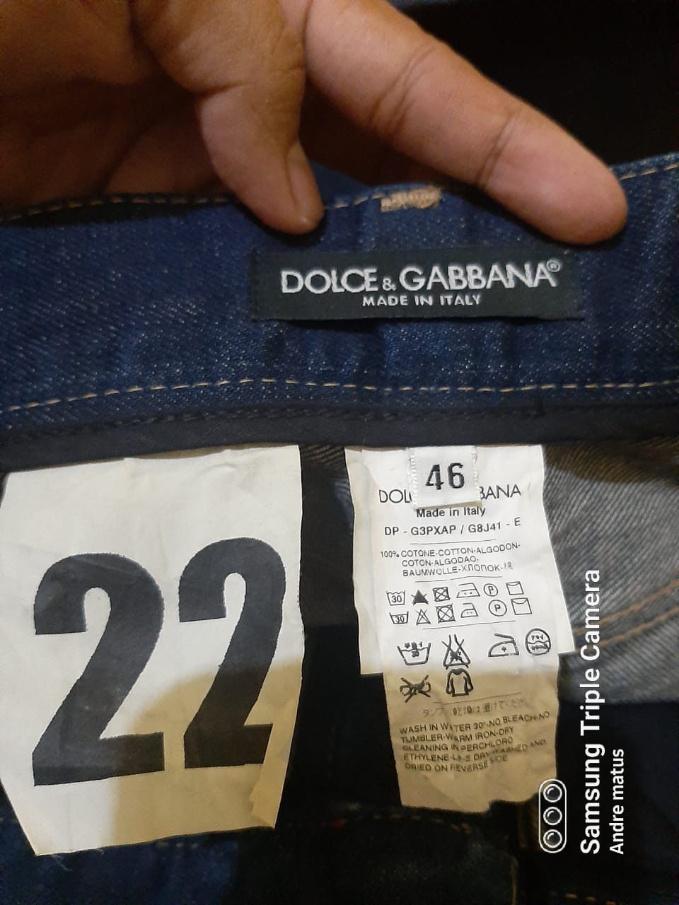 Dolce & Gabbana Dolce and gabbana faded jeans Size US 32 / EU 48 - 3 Thumbnail