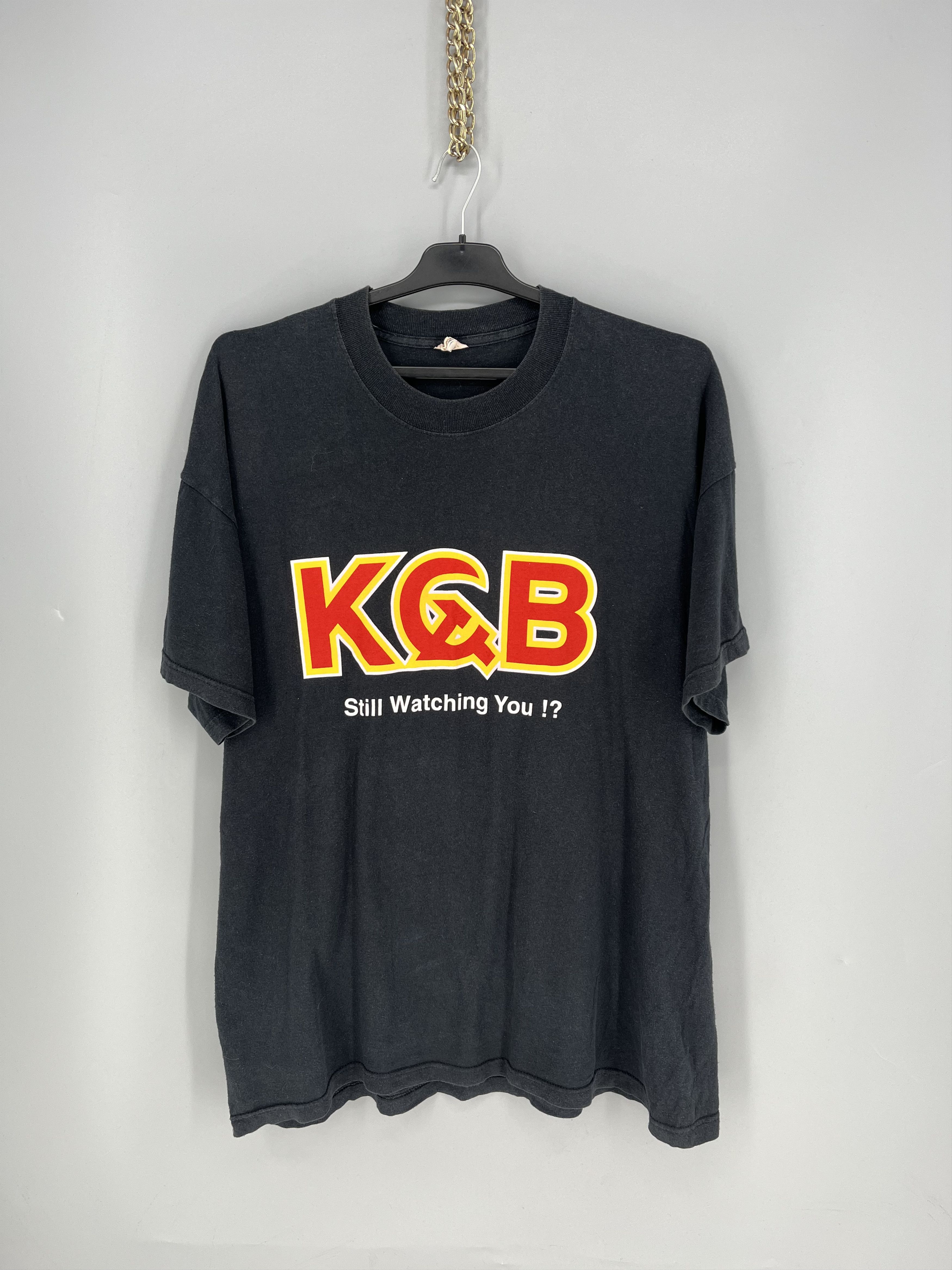 Band Tees Vintage 90's KGB Soviet Union T-Shirt Large Single Stitch Size US XL / EU 56 / 4 - 1 Thumbnail