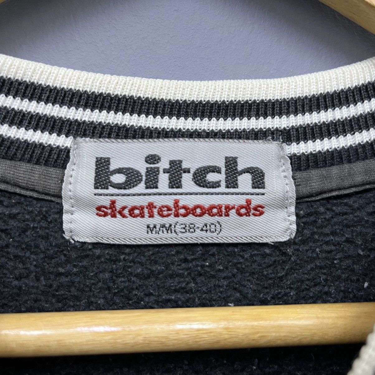 Vintage Vintage 90s Bitch Skateboards Embroidered Sweatshirt Size US M / EU 48-50 / 2 - 6 Thumbnail