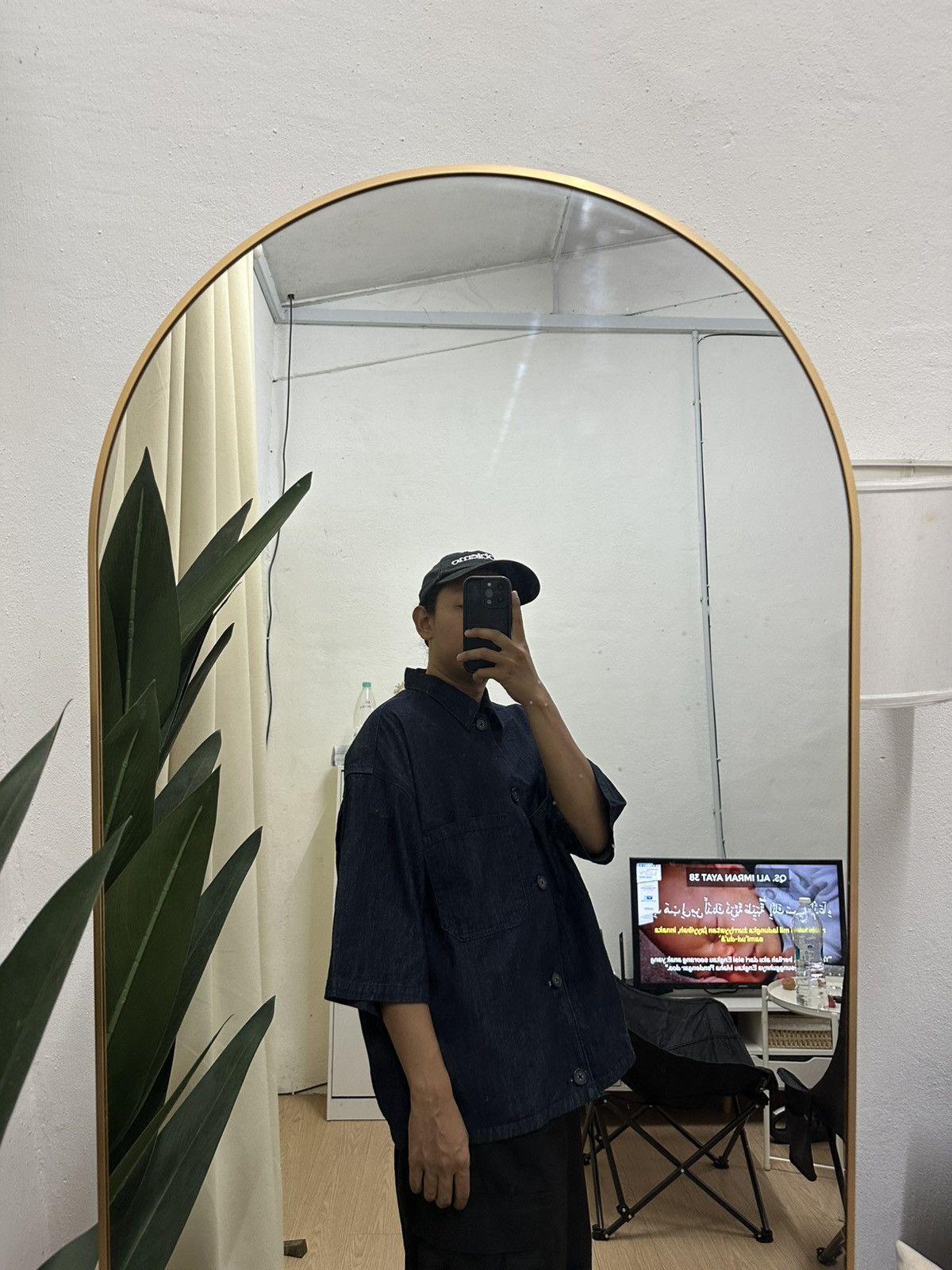 GU × Japanese Brand Rare GU Aesthetic Double Pocket Baggy Work Denim Shirt Size US M / EU 48-50 / 2 - 10 Thumbnail