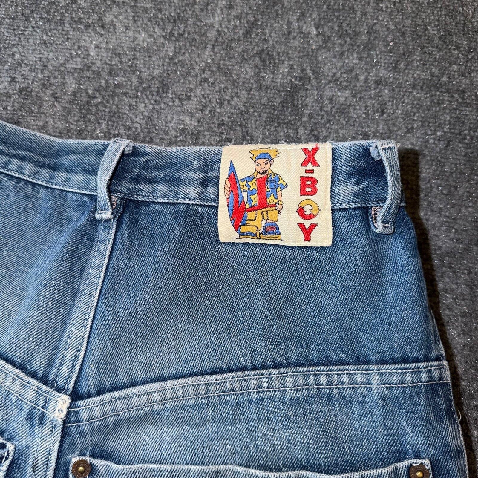 JNCO X-BOY Denim Hip Hop Jorts Grail Mens 26 XS Vtg y2k 90s Rare Size US 28 / EU 44 - 4 Thumbnail