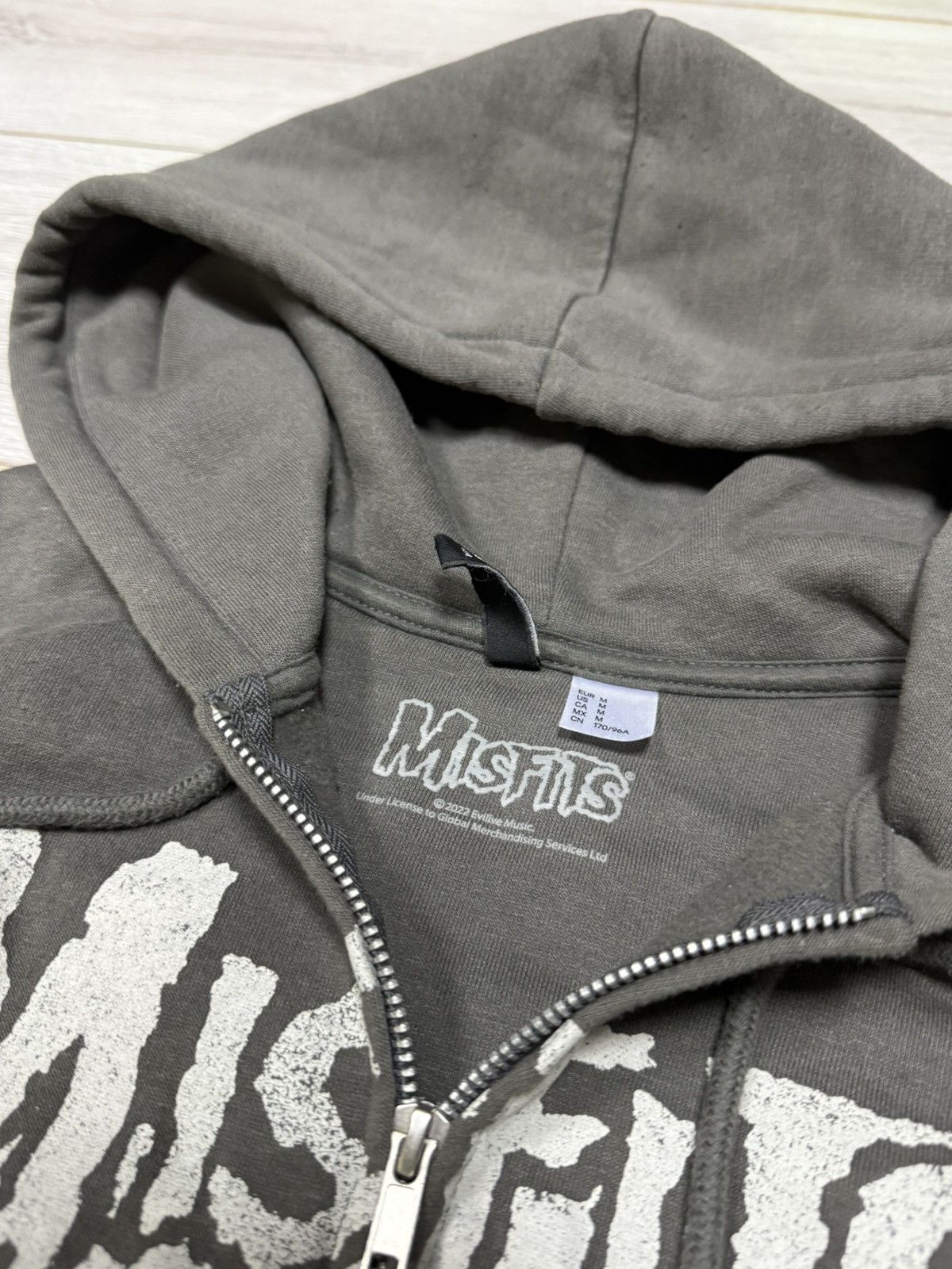 Band Tees Misfits hoodie skull big logo zip Size US M / EU 48-50 / 2 - 4 Thumbnail