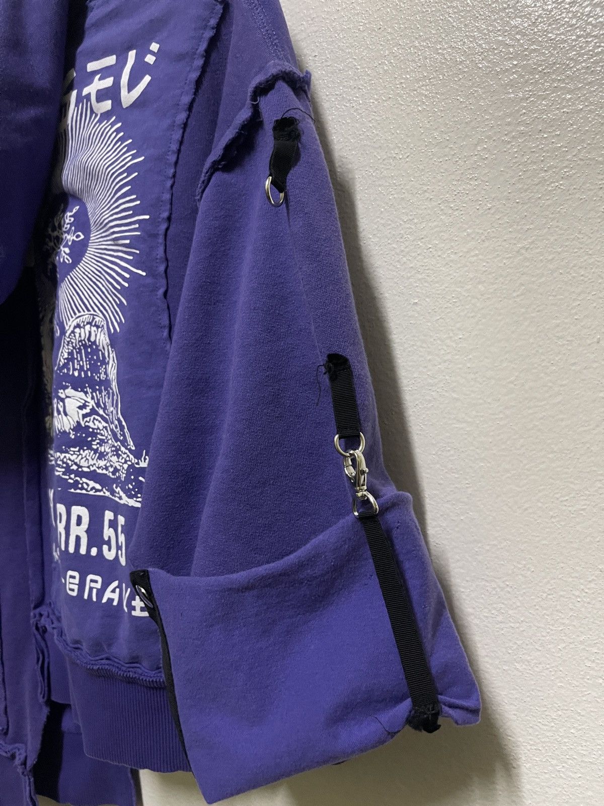 Diesel Diesel Asymmetrical Hybrid Hoodie Size M / US 6-8 / IT 42-44 - 15 Thumbnail