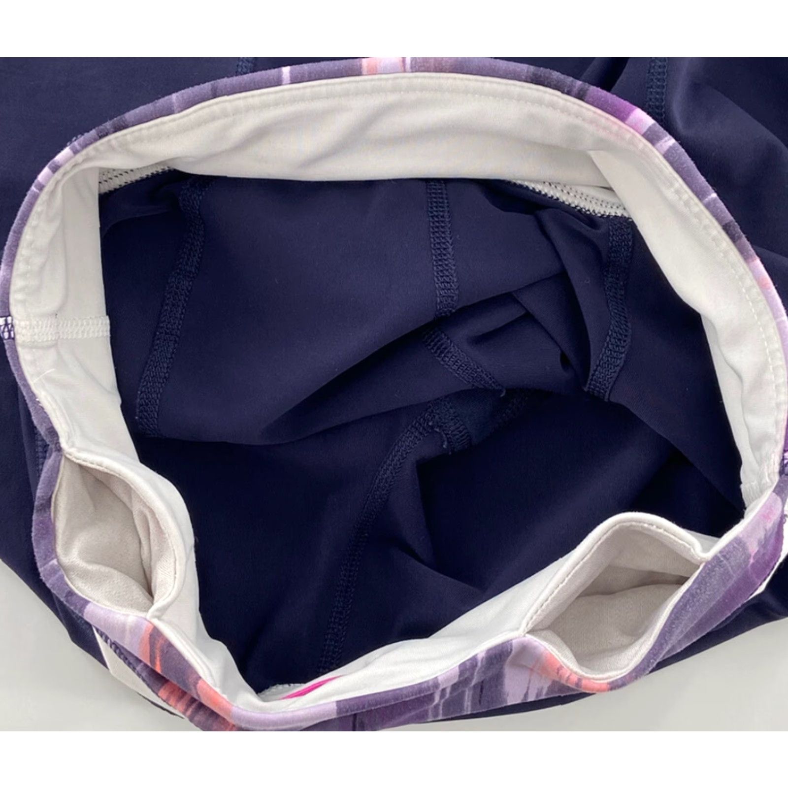 Lululemon VINTAGE Lululemon Speed Up Crop Leggings Shirt Womens 4 Purple Activewear Cropped 20 in Inseam Athletic Pockets Womens Size 27" / US 4 / IT 40 - 4 Thumbnail