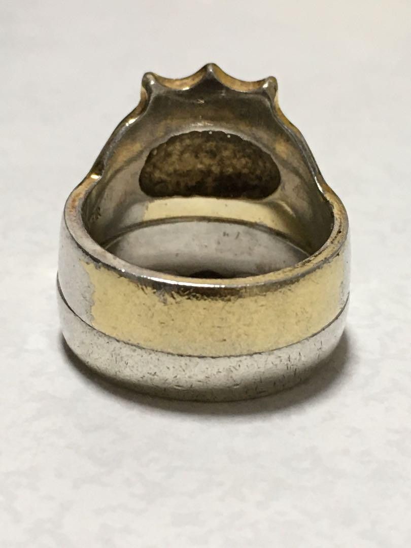 Undercover 2 Piece Skull Logo Ring Size ONE SIZE - 9 Thumbnail